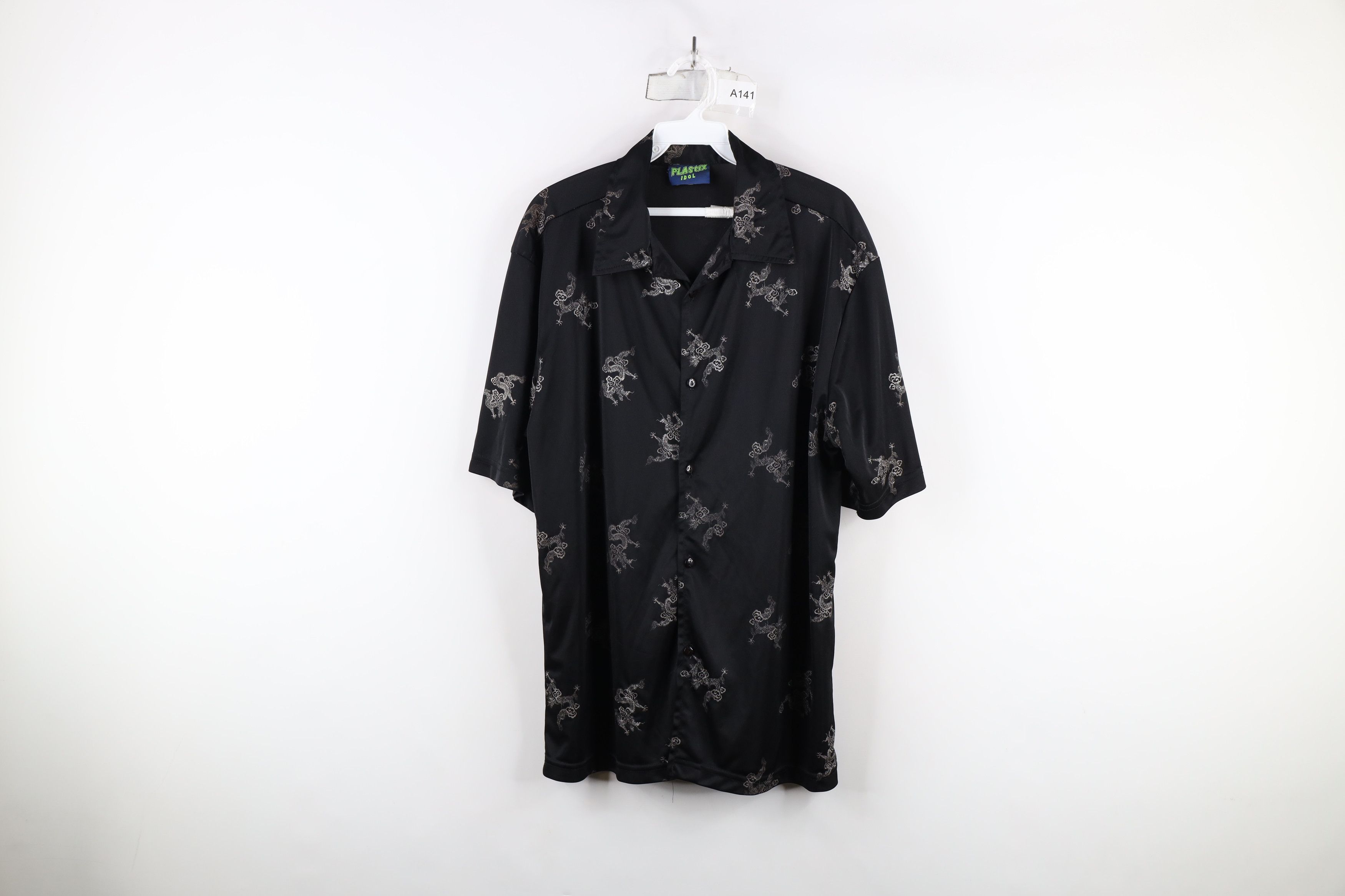 Vintage Vintage 90s Streetwear Knit Dance Rave EDM Button Shirt USA Size US L / EU 52-54 / 3 - 1 Thumbnail