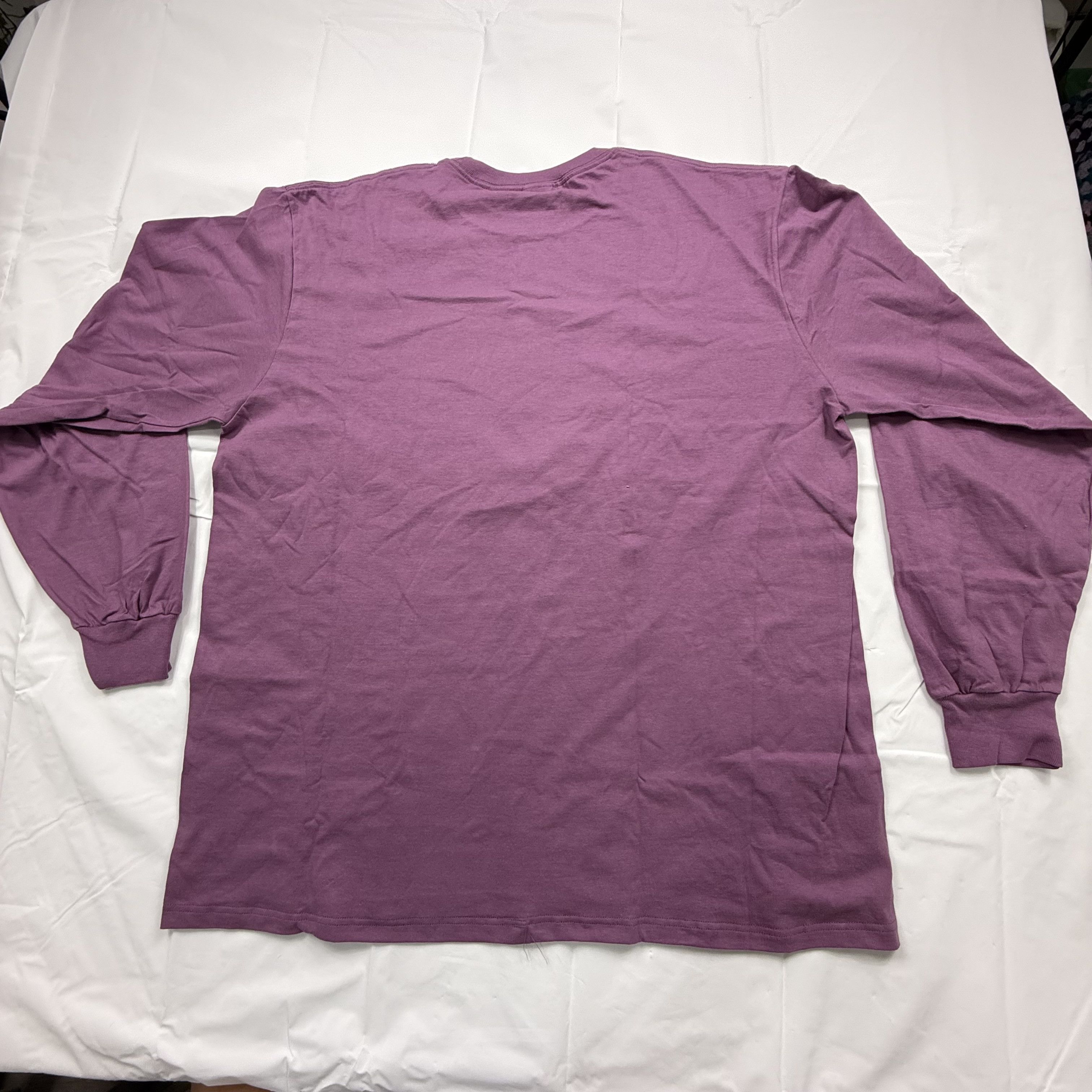 Supreme Supreme Long Sleeve T-Shirt Mens XXL Purple 100% Cotton Size US XXL / EU 58 / 5 - 4 Thumbnail