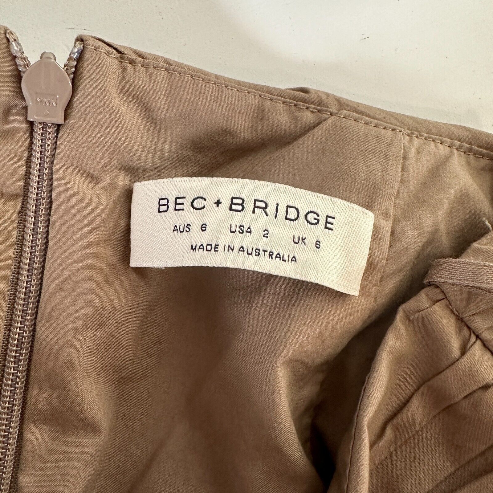 BEC + BRIDGE NWT BEC + BRIDGE 2-Piece Mocha Bandeau & Gathered Skirt 2 Size XS / US 0-2 / IT 36-38 - 8 Thumbnail