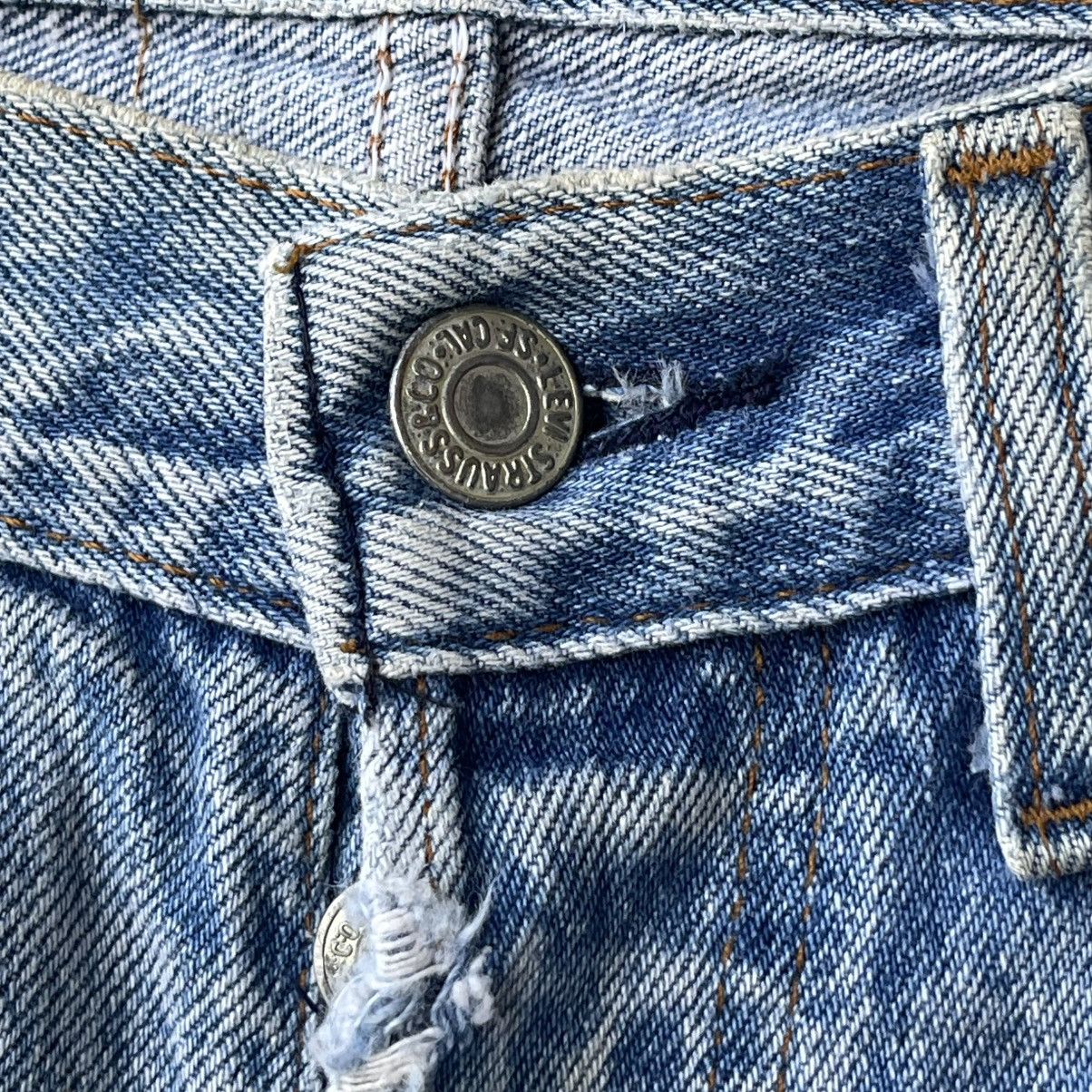 Levi's Vintage 80s Levi's 501 Denim Jeans Light Wash Size US 29 - 8 Thumbnail
