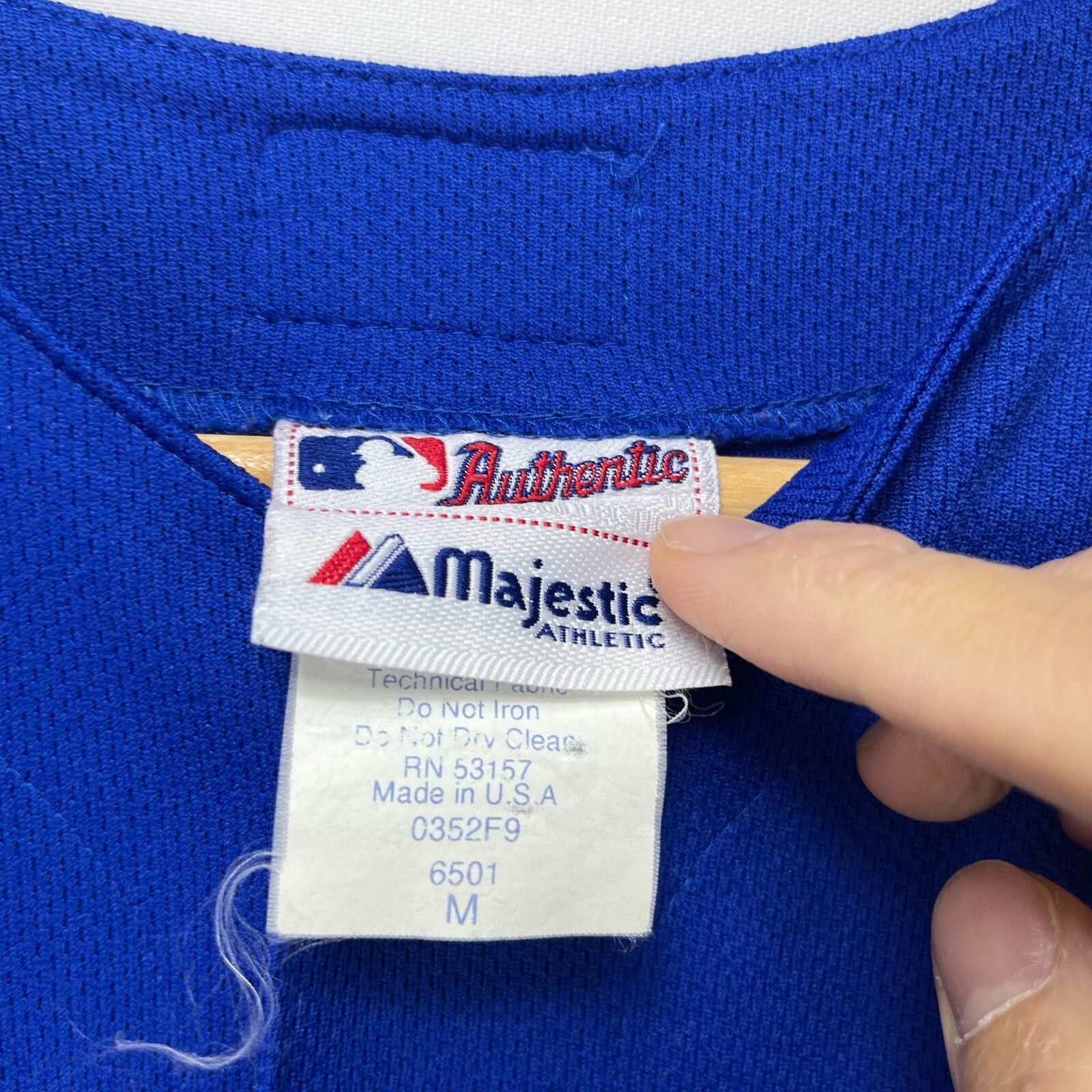 Majestic Vintage Majestic New York Mets Baseball Jersey Youth Medium Size ONE SIZE - 5 Thumbnail