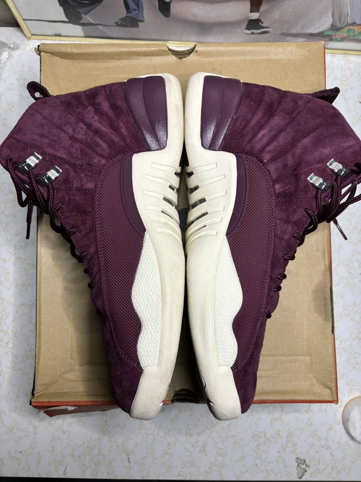 Jordan Brand Air Jordan 12 Retro Bordeaux 2017 Size US 11.5 / EU 44-45 - 3 Thumbnail