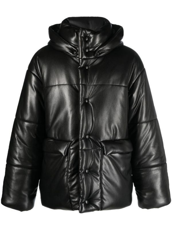 Nanushka Nanushka faux leather hide puffer jacket Size US M / EU 48-50 / 2 - 2 Thumbnail