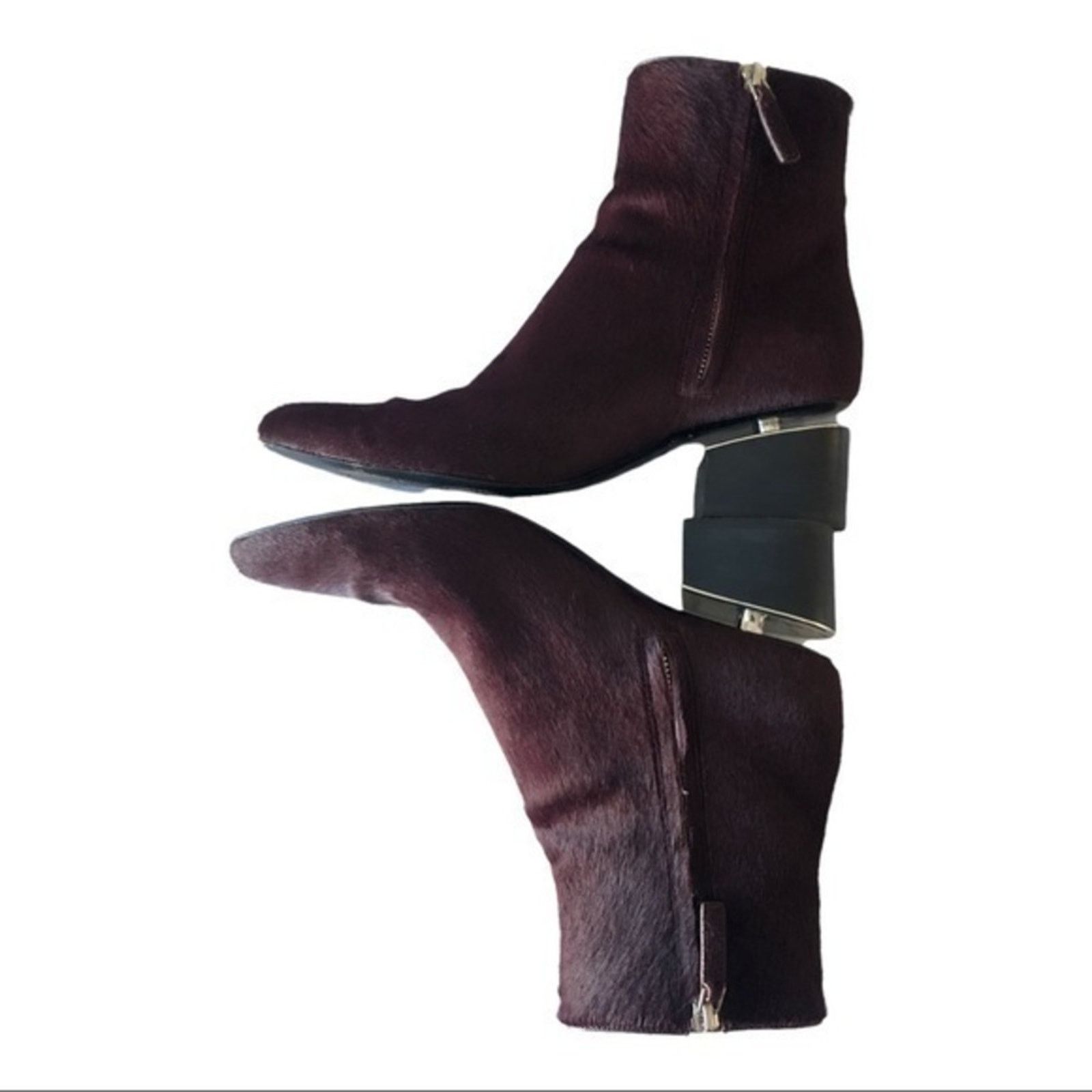 Alexander Wang Authentic Alexander Wang Red Fur Calf Ankle Bootie Size US 7 Size US 7 / IT 37 - 10 Thumbnail