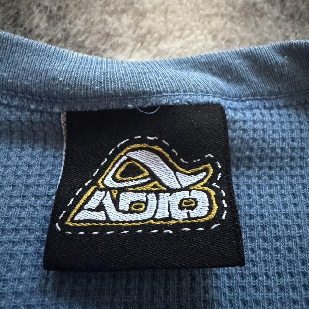 Vintage Vintage Y2K Adio Skater Graphic Blue Longsleeve Thermal Size US XL / EU 56 / 4 - 3 Thumbnail