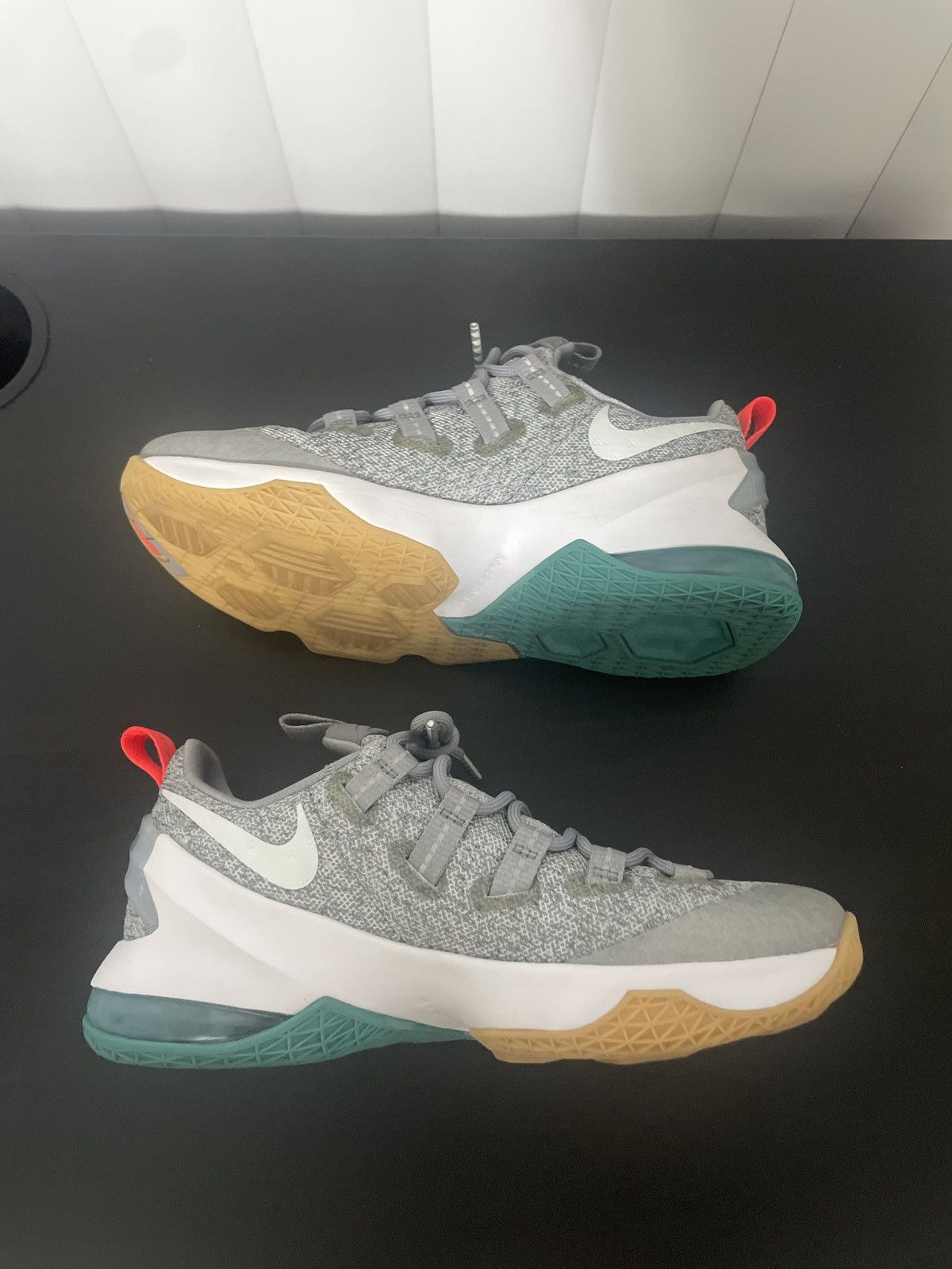 Nike LeBron 13 Low ‘Grey Gum’ Size US 7 / EU 40 - 2 Thumbnail