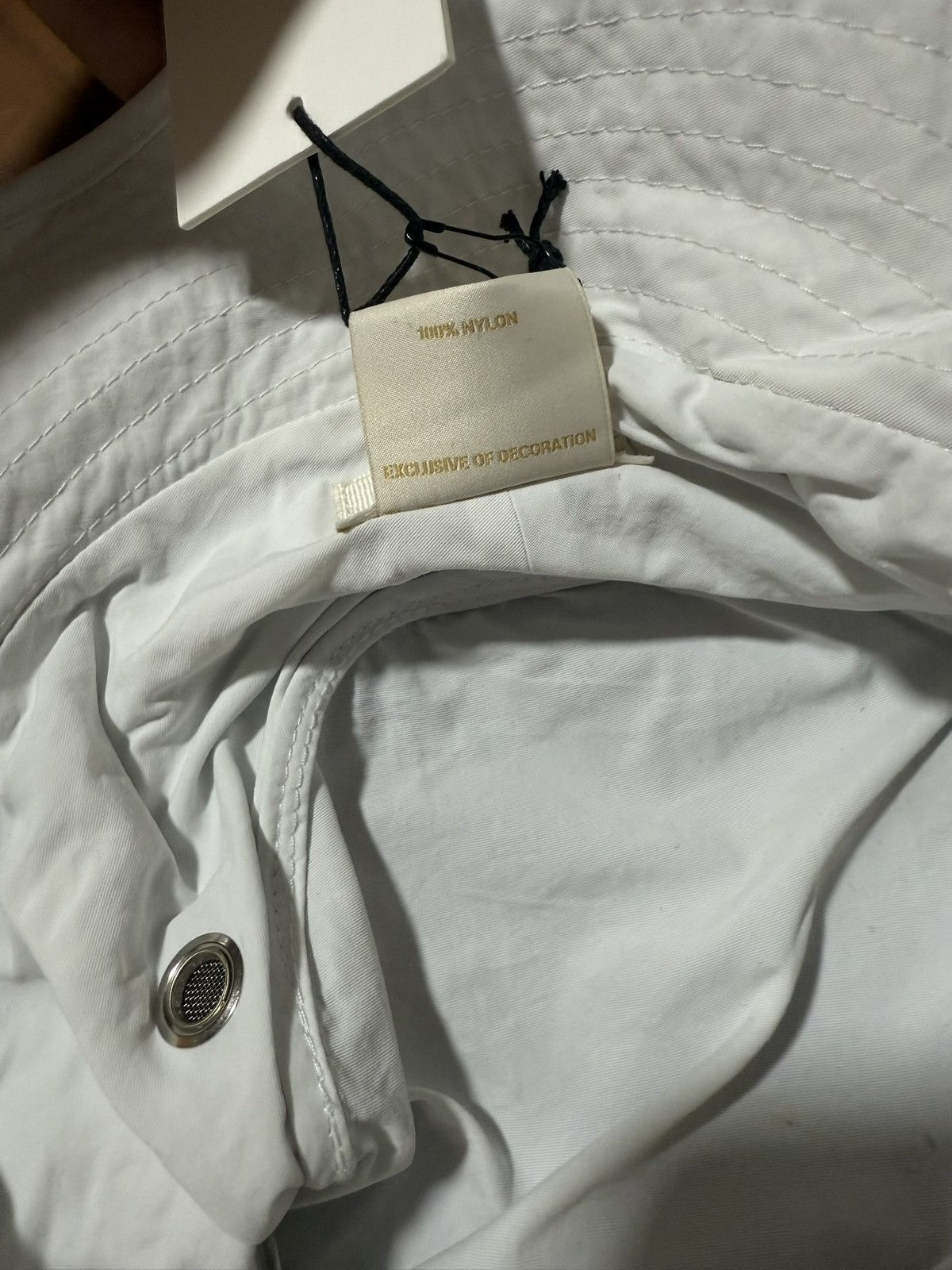 Aime Leon Dore Aime Leon Dore Core Nylon Bucket Boonie Hat White L/XL Size ONE SIZE - 7 Thumbnail
