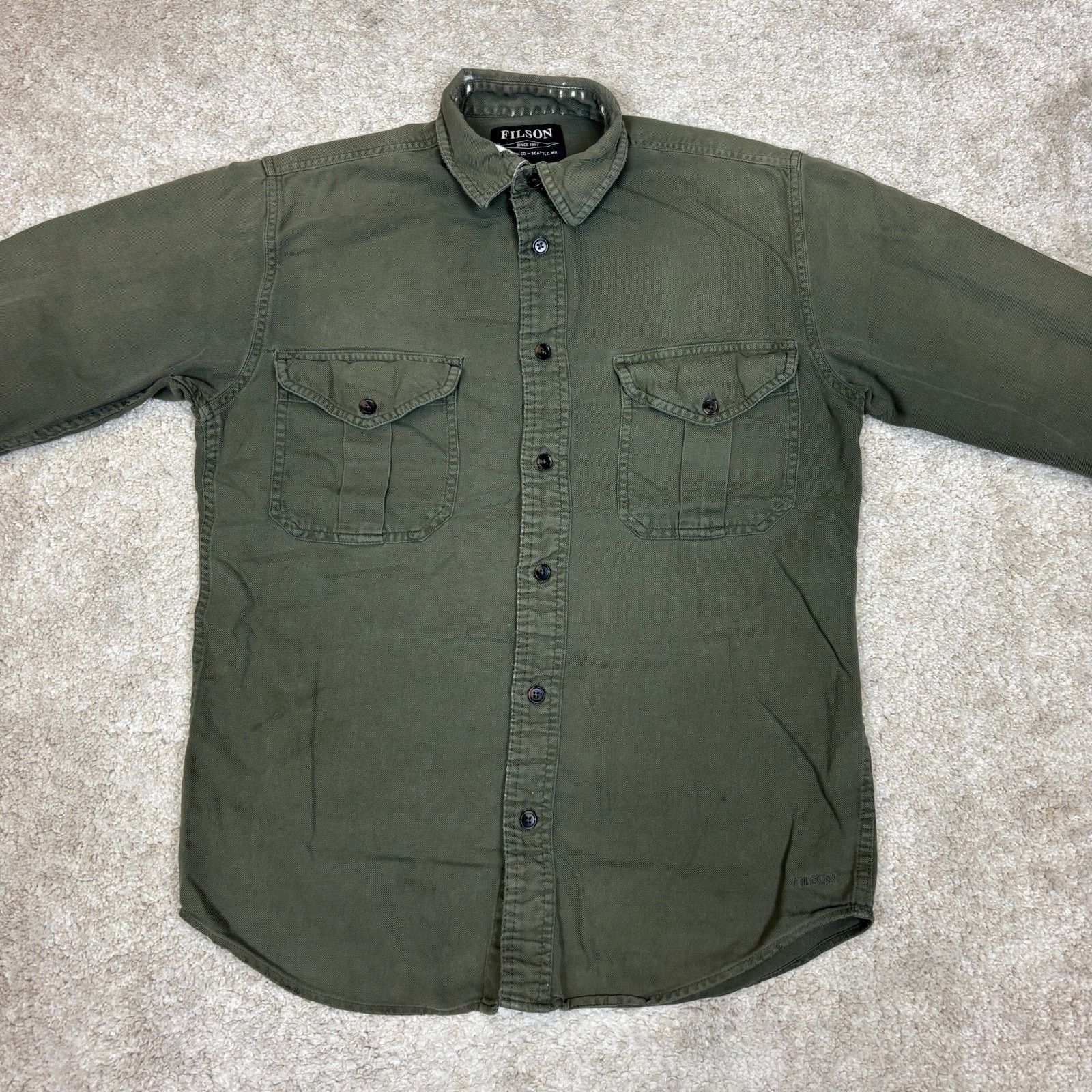Filson Filson Lightweight Alaskan Guide Shirt Men's XS Distressed Size US XS / EU 42 / 0 - 2 Thumbnail