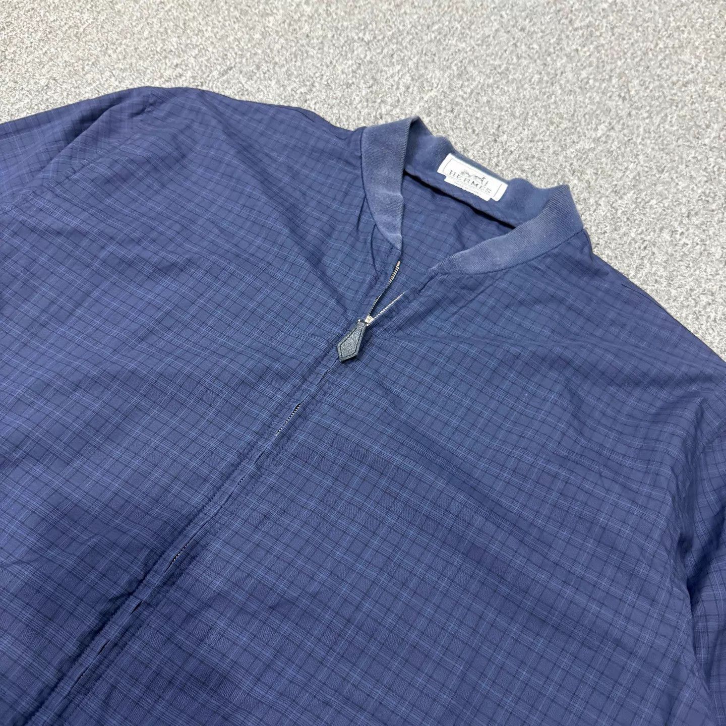 Hermes Hermes Navy Blue Zip Jacket 41 95 New Size US XXS / EU 40 - 3 Thumbnail
