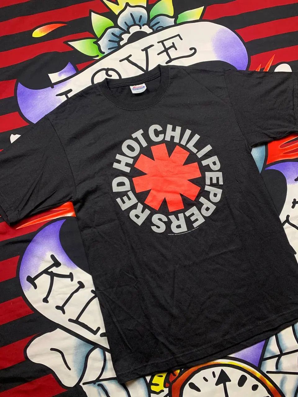 Band Tees Red Hot Chili Peppers black tshirt 2006 Size M Size US M / EU 48-50 / 2 - 2 Thumbnail