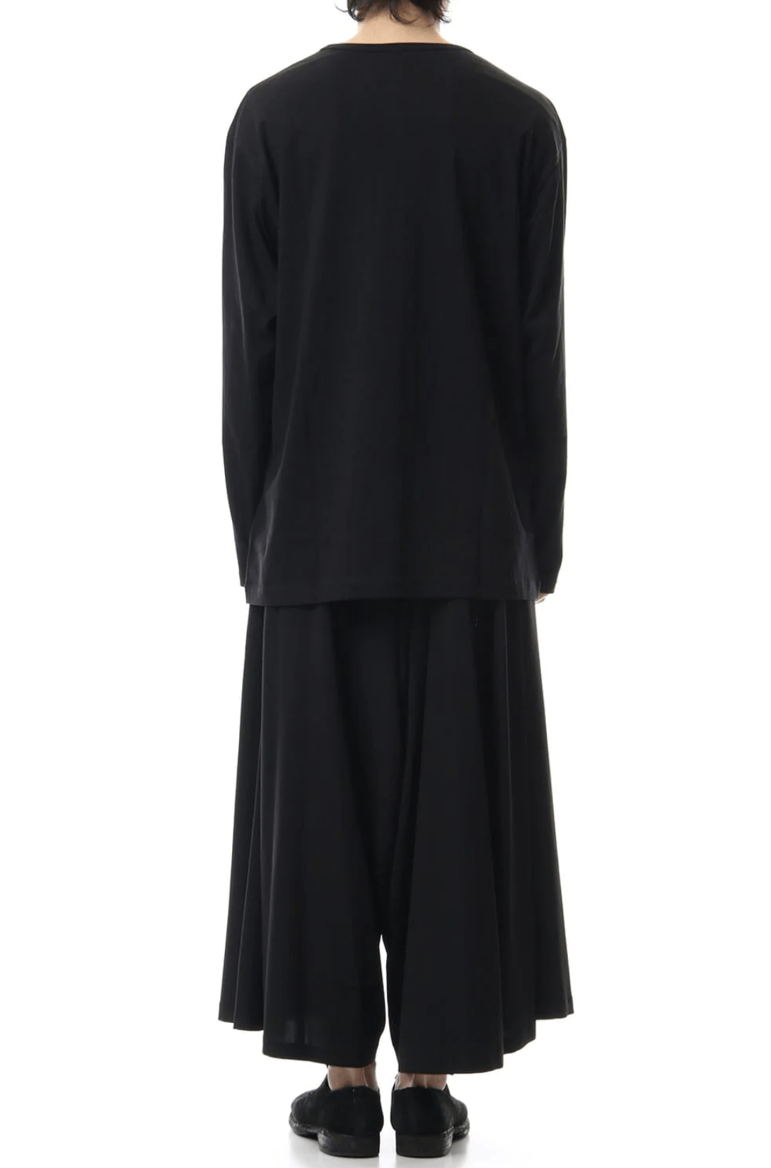 Yohji Yamamoto B Yohji Yamamoto - Front/Back Buttons slit Wide Pants Size US 30 / EU 46 - 20 Thumbnail