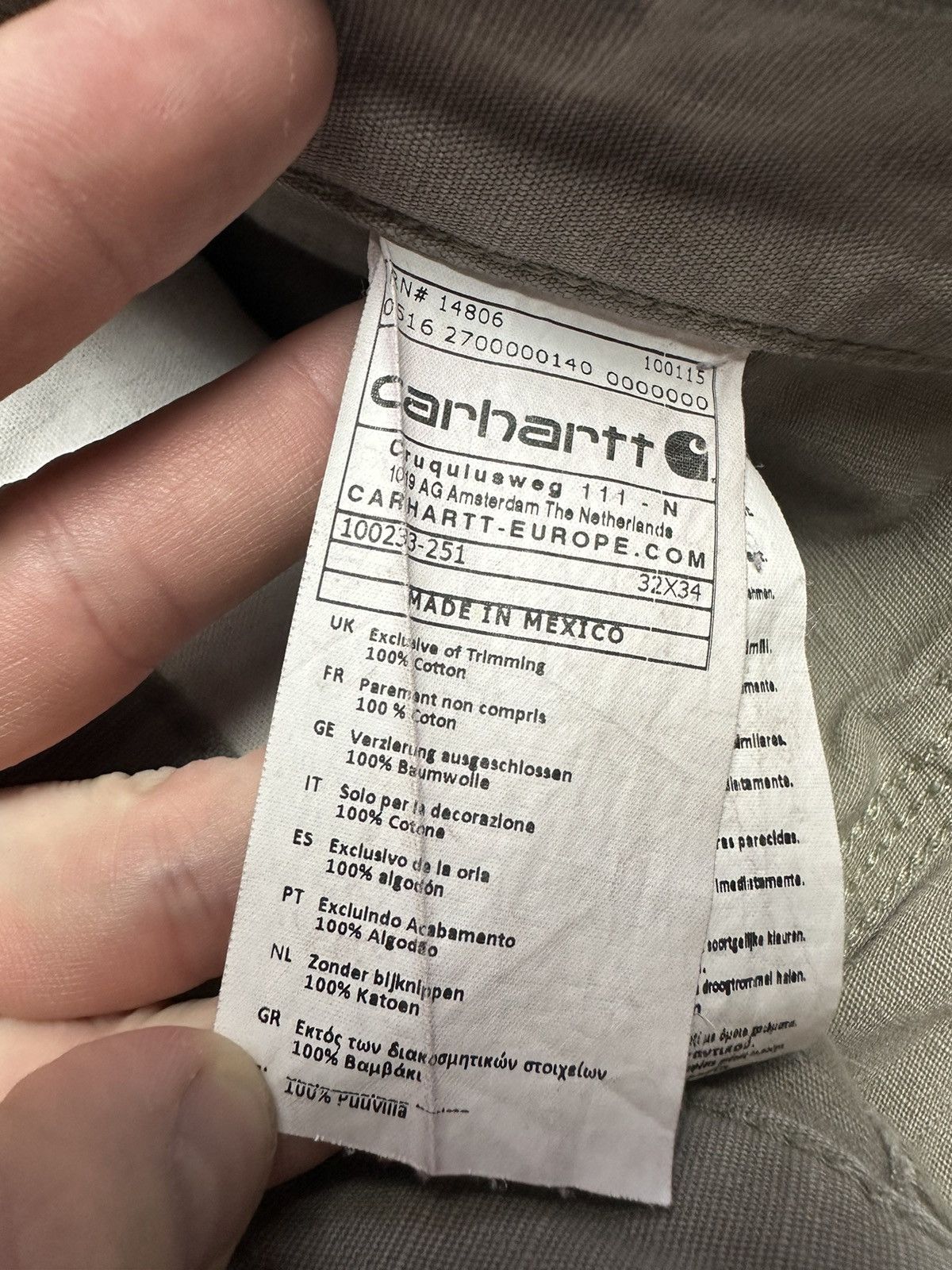 Other Vintage Carhartt Wip pocket work pants rare Y2K size W31 Size US 31 - 9 Thumbnail
