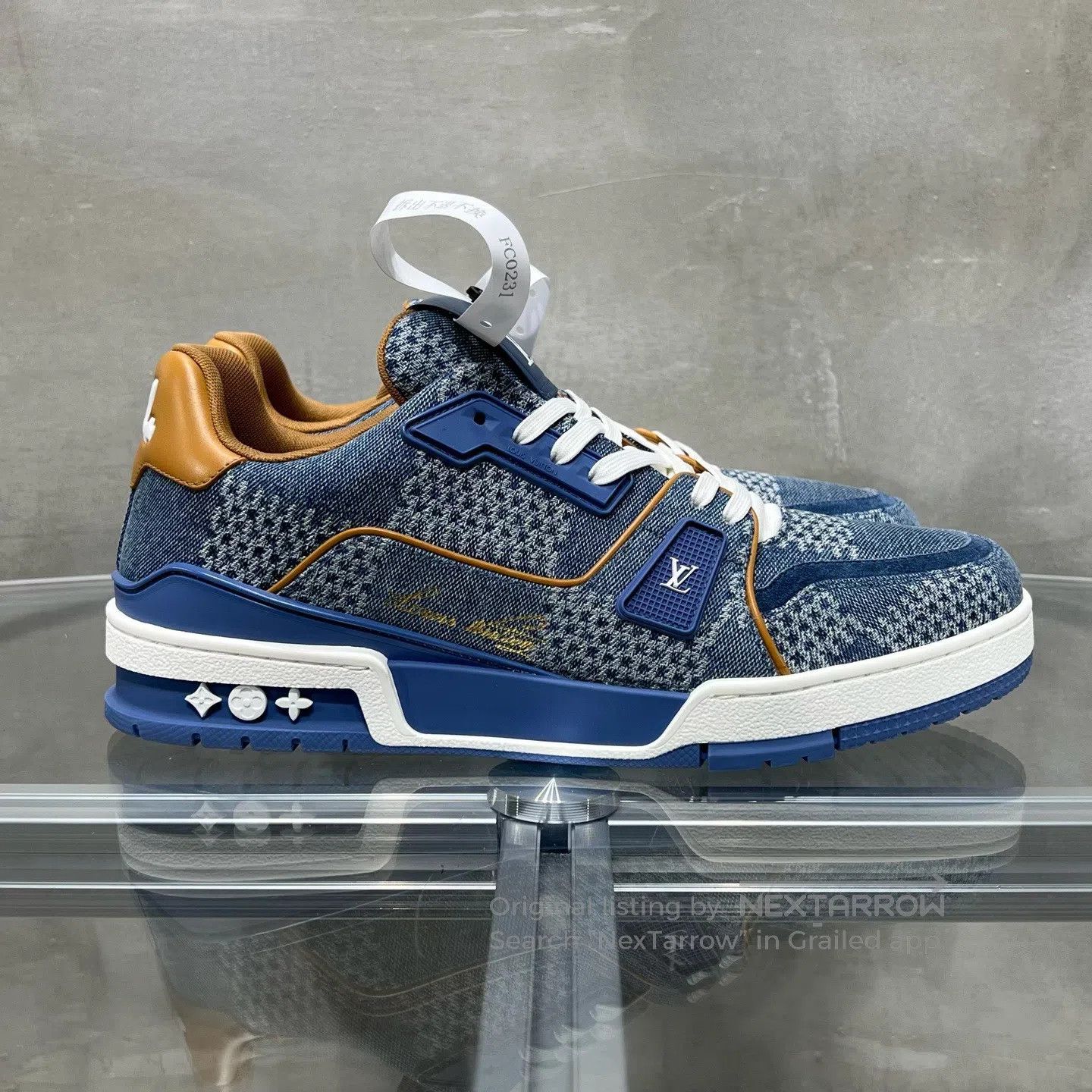 Louis Vuitton Louis Vuitton Trainer Cowboy Checkered Board shoes Size US 8.5 / EU 41-42 - 4 Thumbnail