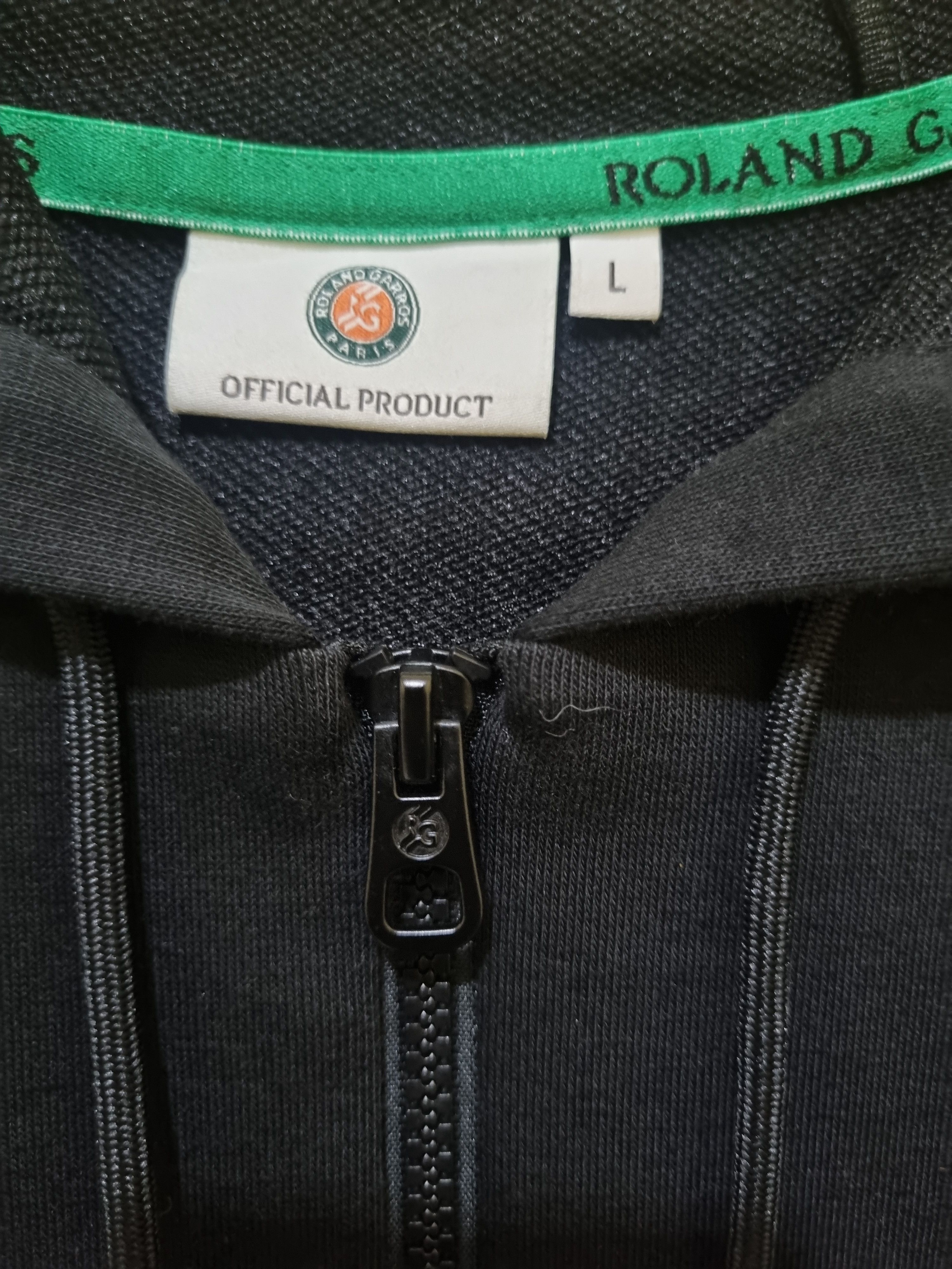 Vintage Roland Garros 90's Hoodie Size US L / EU 52-54 / 3 - 4 Thumbnail