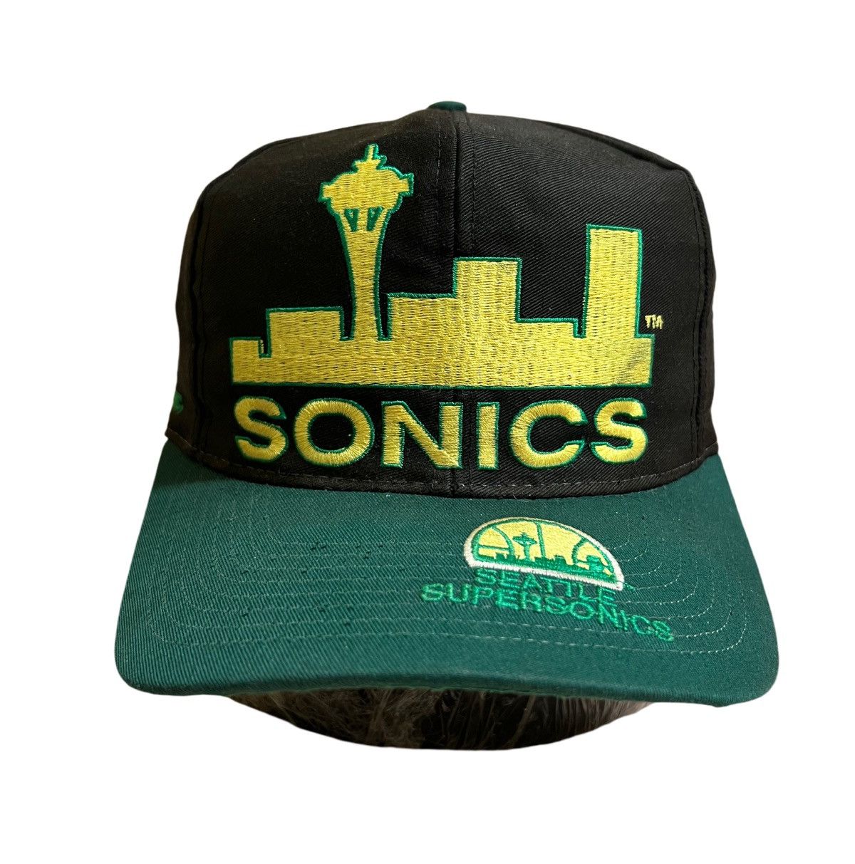 Vtg 90s Seattle Supersonics Logo Atheltic outlet Snapback Hat