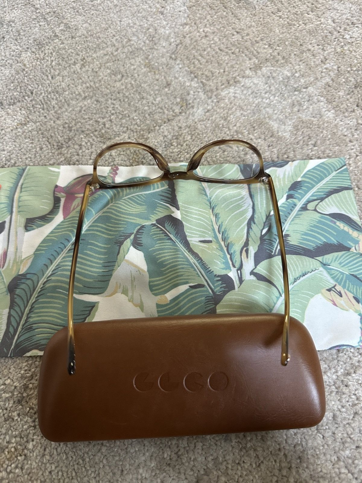 Garrett Leight Alice Bio Blonde Tortoise Glasses Size ONE SIZE - 11 Thumbnail