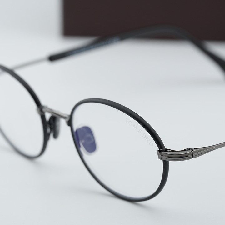 Tom Ford Tom Ford FT5973-B 020 Eyeglasses Grey 49mm Oval Frame Size ONE SIZE - 10 Thumbnail