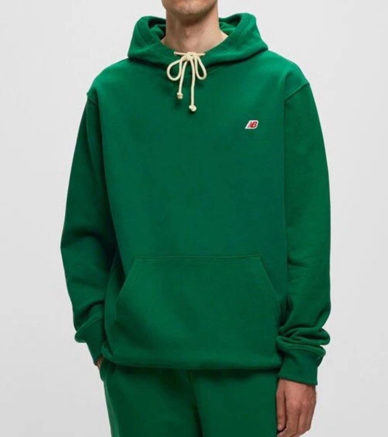 New Balance New Balance Made in USA Core Hoodie Green Hooded Sweatshirt Size US XL / EU 56 / 4 - 1 Thumbnail