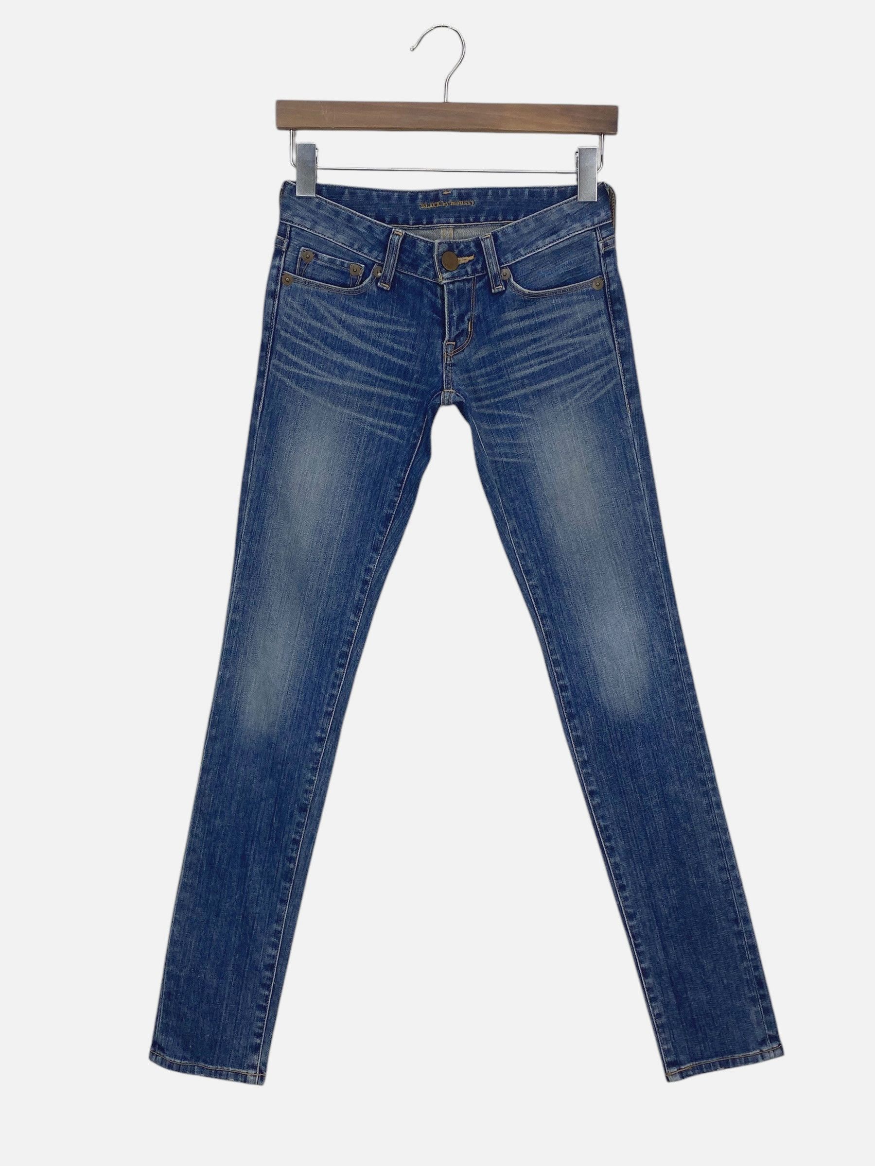 Japanese Brand × MOUSSY Moussy Jeans Skinny Jeans Low Rise Jeans Size 23" - 2 Thumbnail