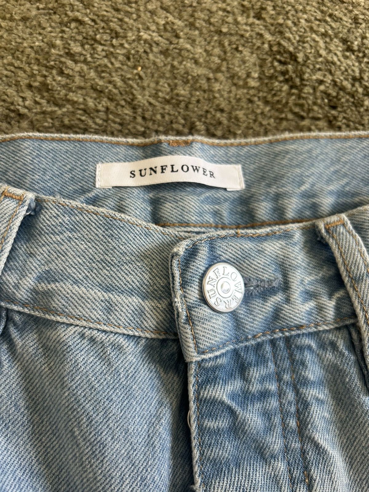 Sunflower Sunflower loose denim in light blue vintage Size US 33 - 3 Thumbnail