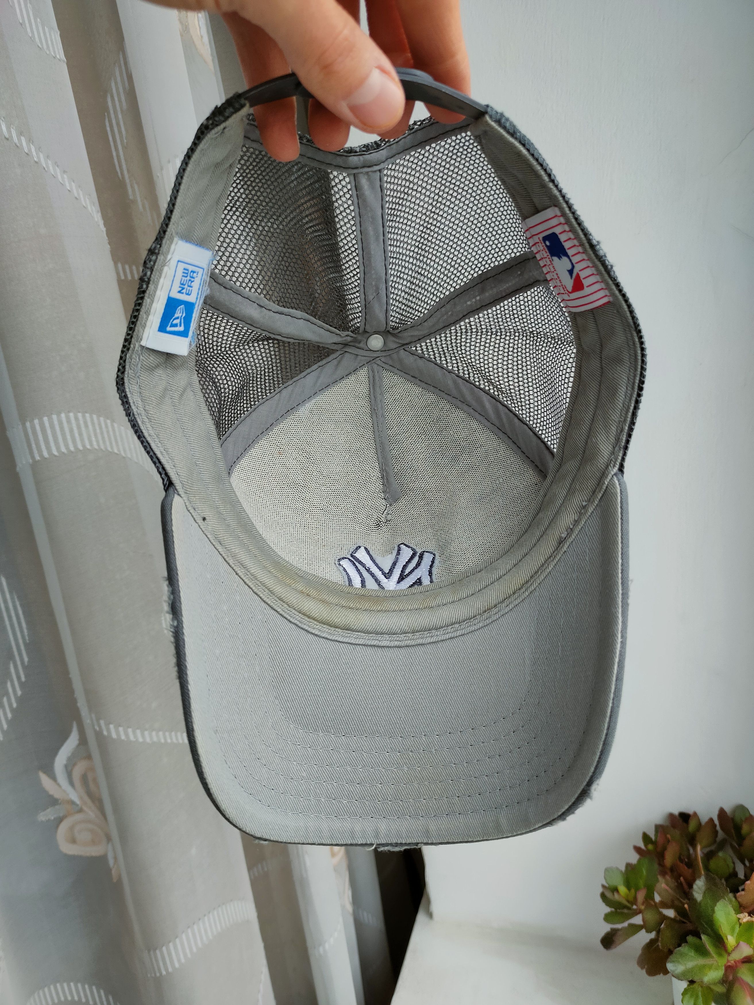 New Era New Era NY Yankees Vintage Trucker Cap Yankees MLB Military Size ONE SIZE - 10 Thumbnail