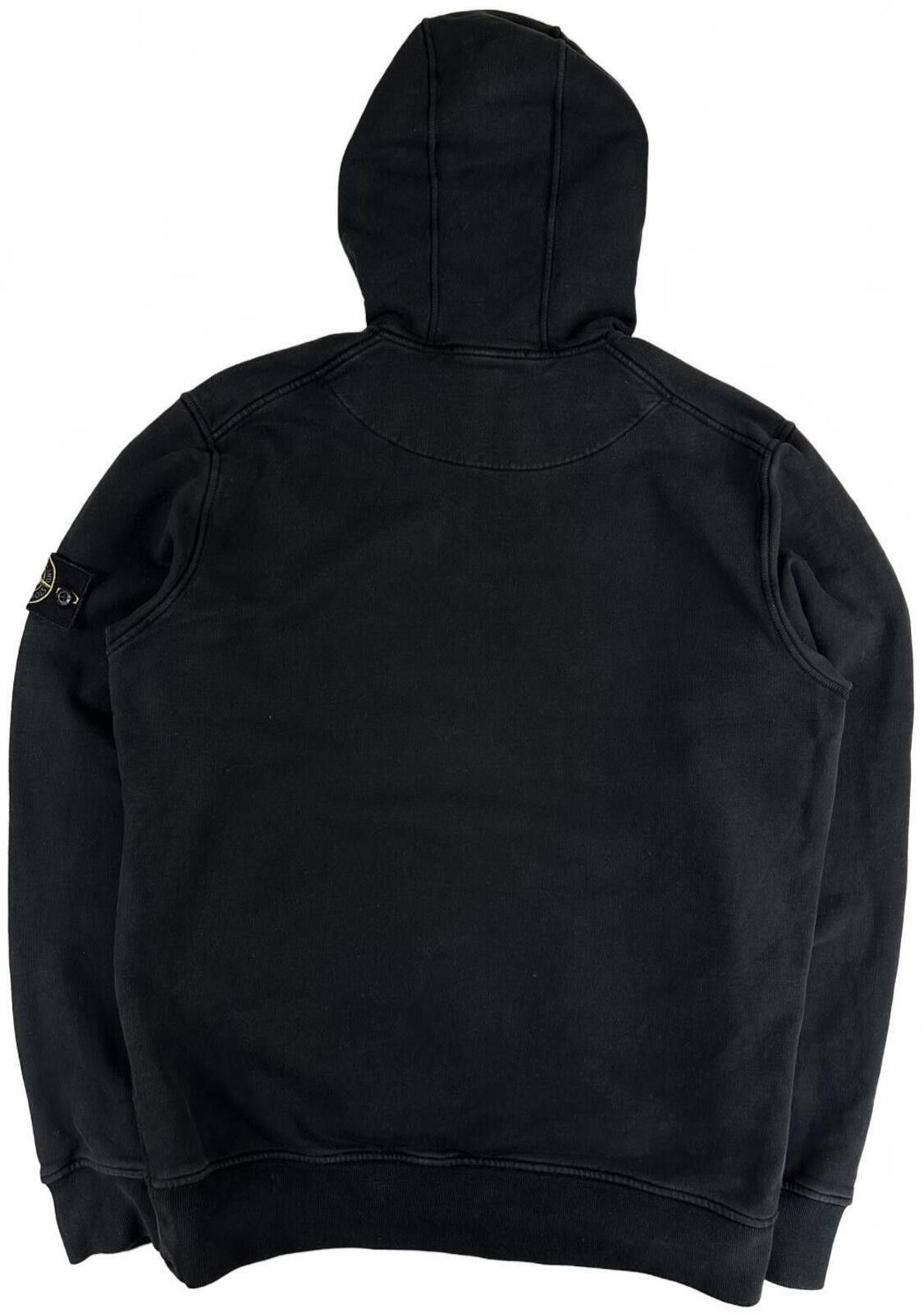 Stone Island Stone Island Pullover Cotton Hoodie Black Large Size US L / EU 52-54 / 3 - 4 Thumbnail