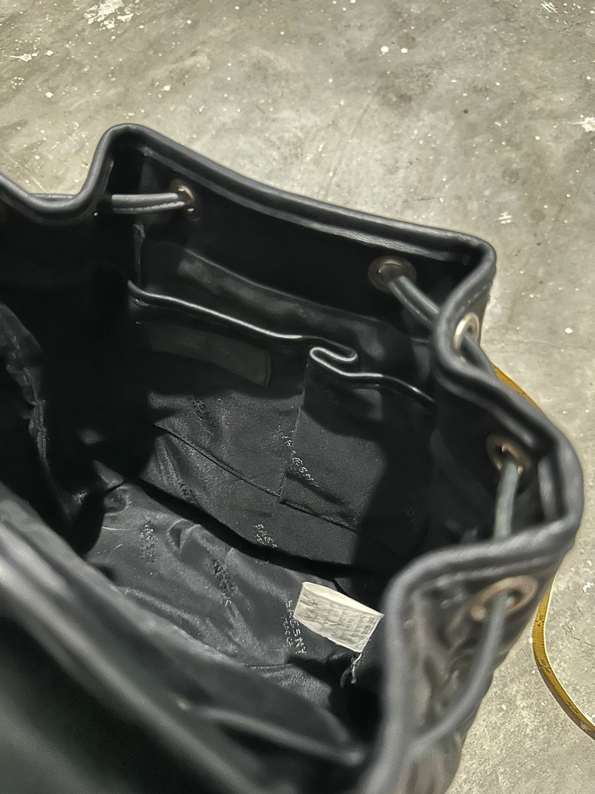 Yohji Yamamoto Ysaccs by Yohji Yamamoto Leather Backpack Size ONE SIZE - 14 Thumbnail