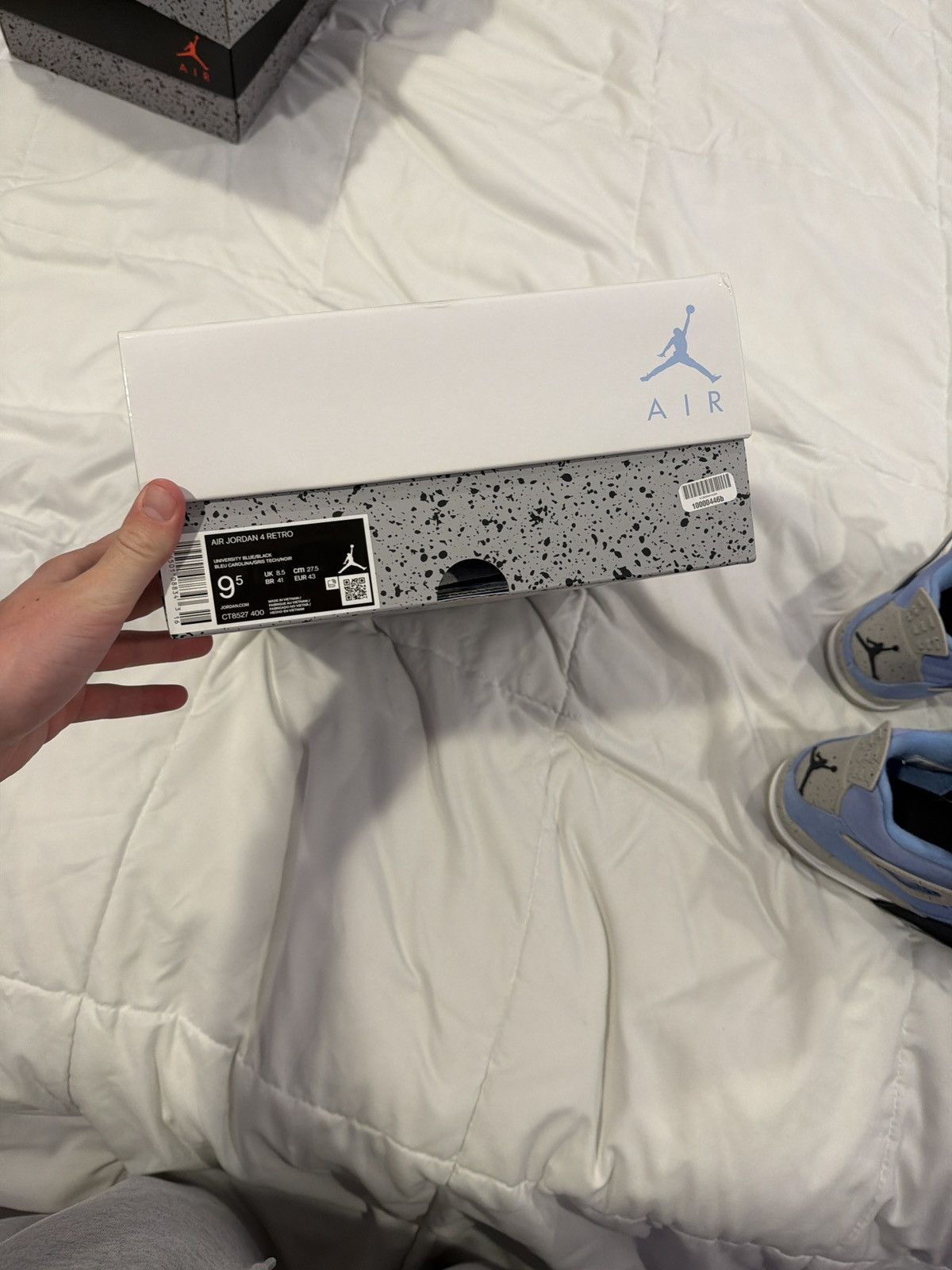 Jordan Brand AirJordan 4 Retro ‘University Blue’ Size US 9.5 / EU 42-43 - 7 Thumbnail
