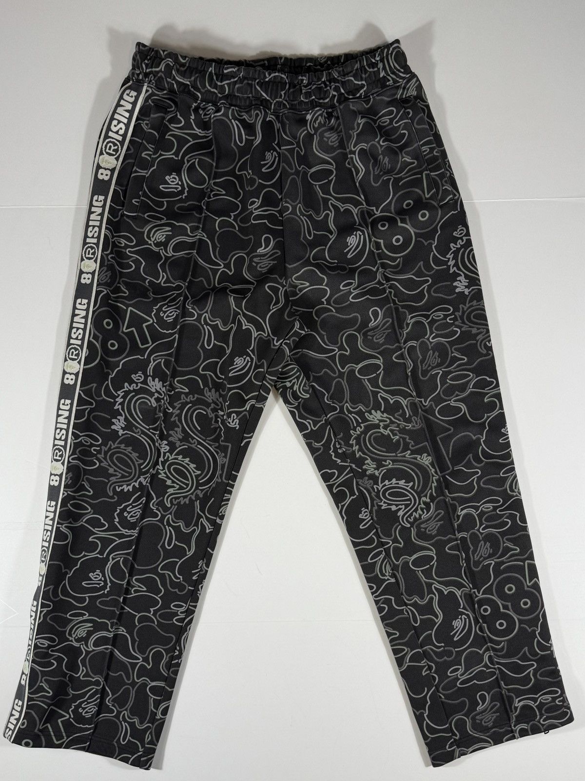 Bape BAPE x 88RISING Glow In The Dark Camo Track Pants Mens Size US 30 / EU 46 - 1 Thumbnail