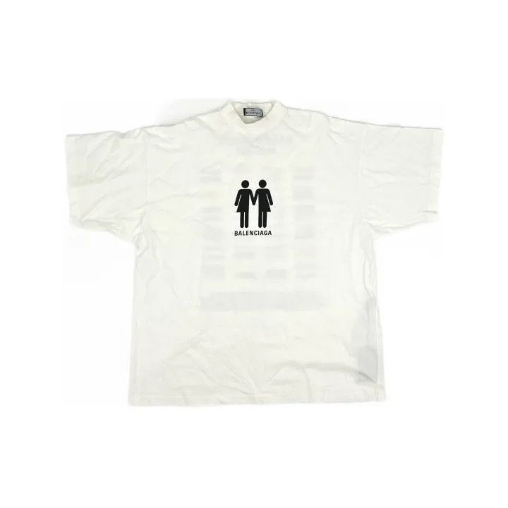 Balenciaga Balenciaga Balenciaga Pride 2022 Graphic Short Sleeve TShi Size US S / EU 44-46 / 1 - 1 Thumbnail