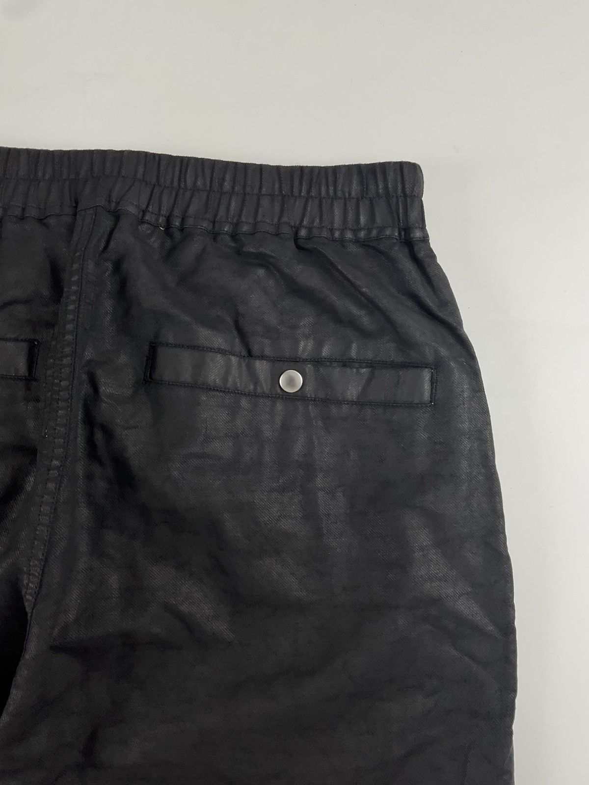Rick Owens Rick Owens Babel S/S'19 Waxed Track Pants Size US 32 / EU 48 - 9 Thumbnail