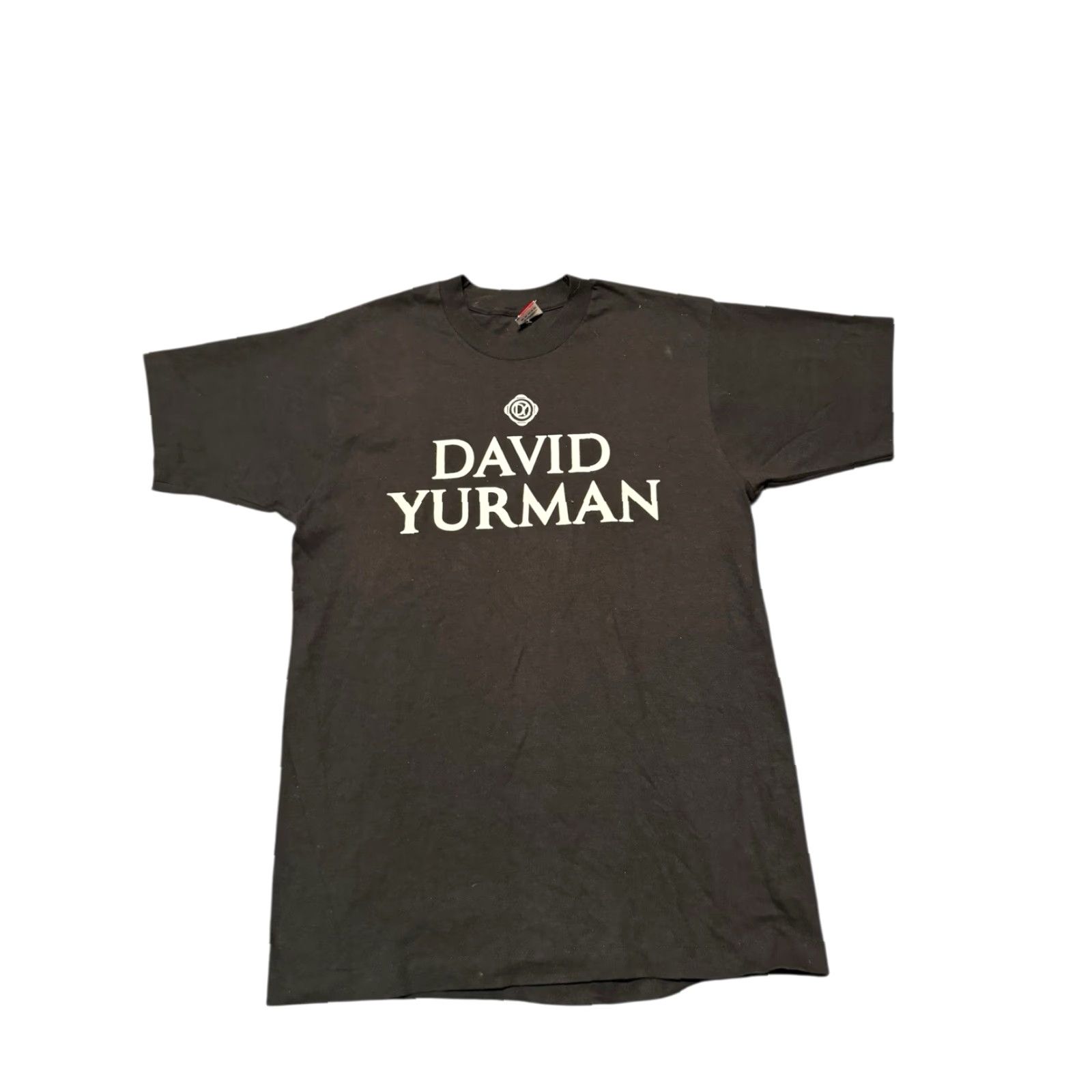 Fruit Of The Loom VINTAGE 90s David Yurman MADE IN USA Promo T-Shirt Staff L Black Cotton Short Sleeve Crew Neck Mens Size US L / EU 52-54 / 3 - 2 Thumbnail