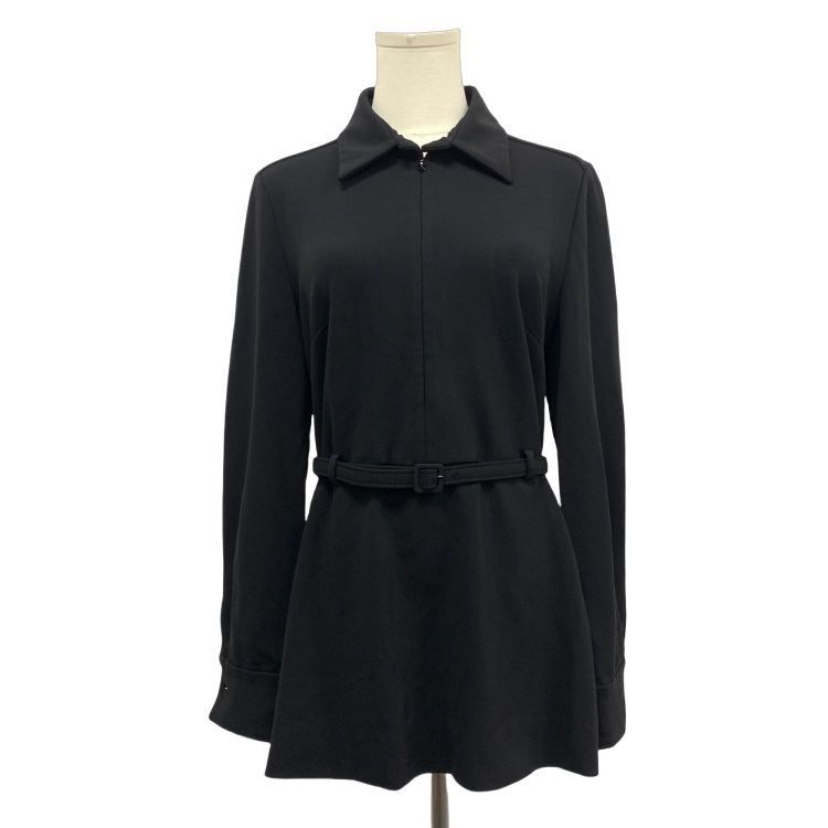 Valentino Valentino Black Zip Up Belted Jacket Size 44 Size M / US 6-8 / IT 42-44 - 1 Thumbnail