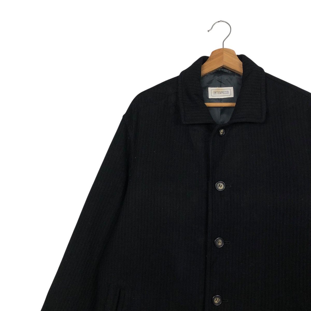 Issey Miyake 📌Vintage Wool Button Jacket Worker Intermezzo Japan Size US M / EU 48-50 / 2 - 8 Thumbnail