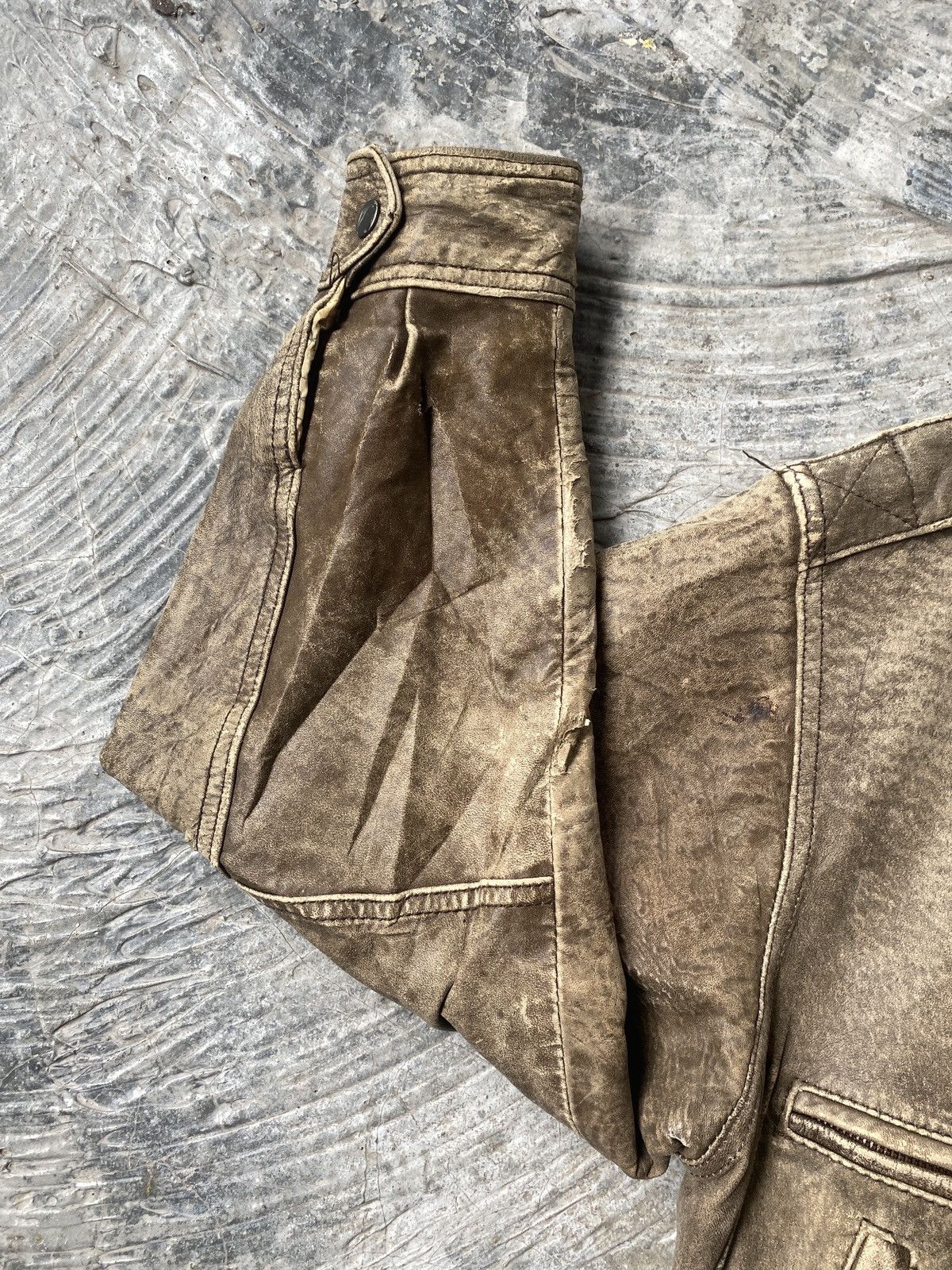 Vintage 💥OFFER NOW💥Vintage Due -Esse Fully Leather Jacket Sheepskin Size US M / EU 48-50 / 2 - 6 Thumbnail