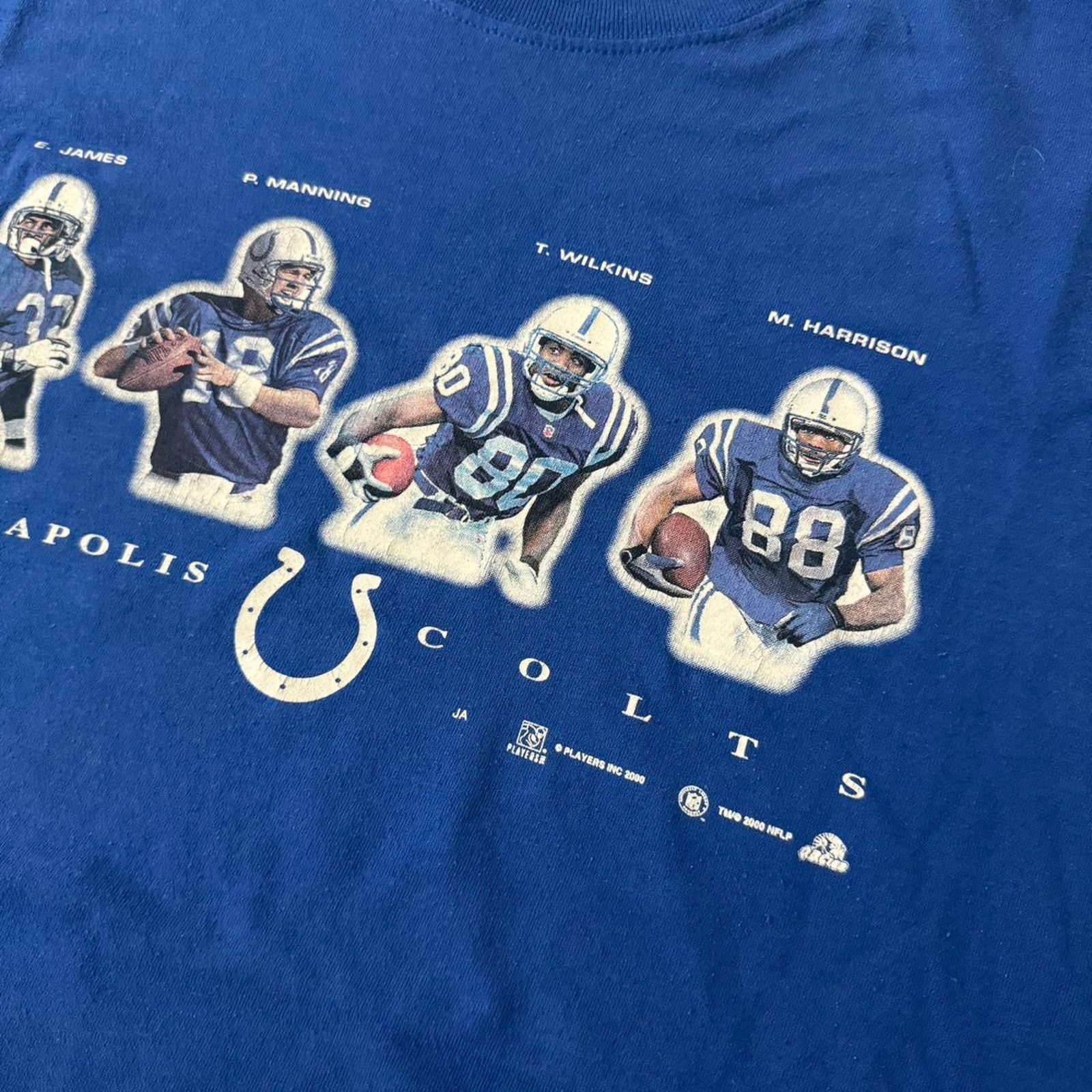 NFL Vintage 2000 Indianapolis Colts Player Tee Size US XXL / EU 58 / 5 - 3 Thumbnail