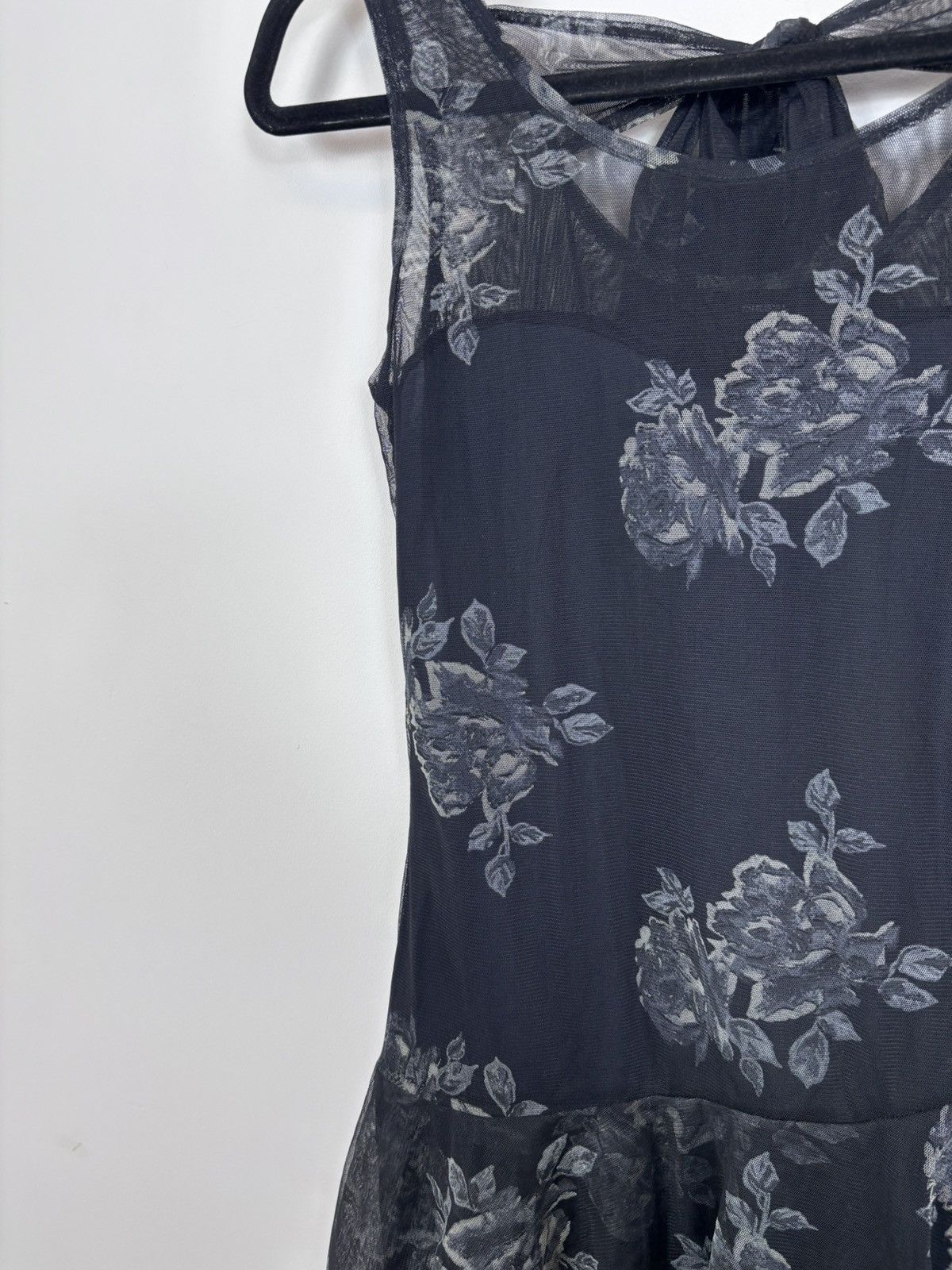 Diesel Diesel D-Warda NWT Women’s Floral Mesh Mini Camisole Dress Size XS / US 0-2 / IT 36-38 - 6 Thumbnail