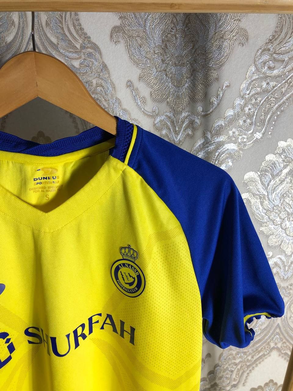 Vintage VERY RARE ALL NASSR RONALDO 7 SOCCER JERSEY RETRO Y2K 90s Size US S / EU 44-46 / 1 - 3 Thumbnail