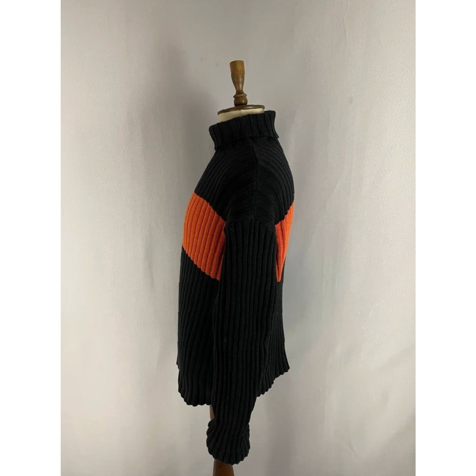 Polo Ralph Lauren Polo Sport Ralph Lauren Mens Sweater XL Black Cotton High Neck Long Sleeve Pullover Size US XL / EU 56 / 4 - 7 Thumbnail