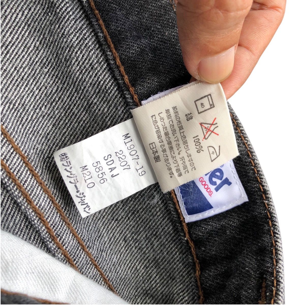 Tornado Mart 2000s japanese WRANGLER reworked denim jeans Size US 28 / EU 44 - 10 Thumbnail