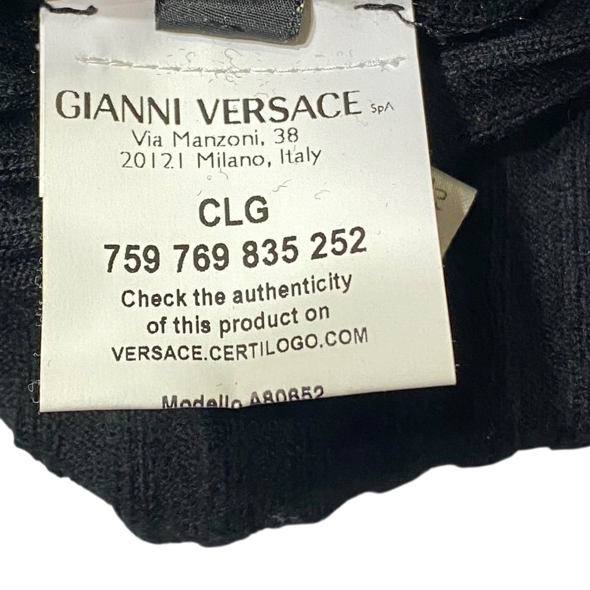 Versace VERSACE Wool 100% Tops Black Size M / US 6-8 / IT 42-44 - 7 Thumbnail