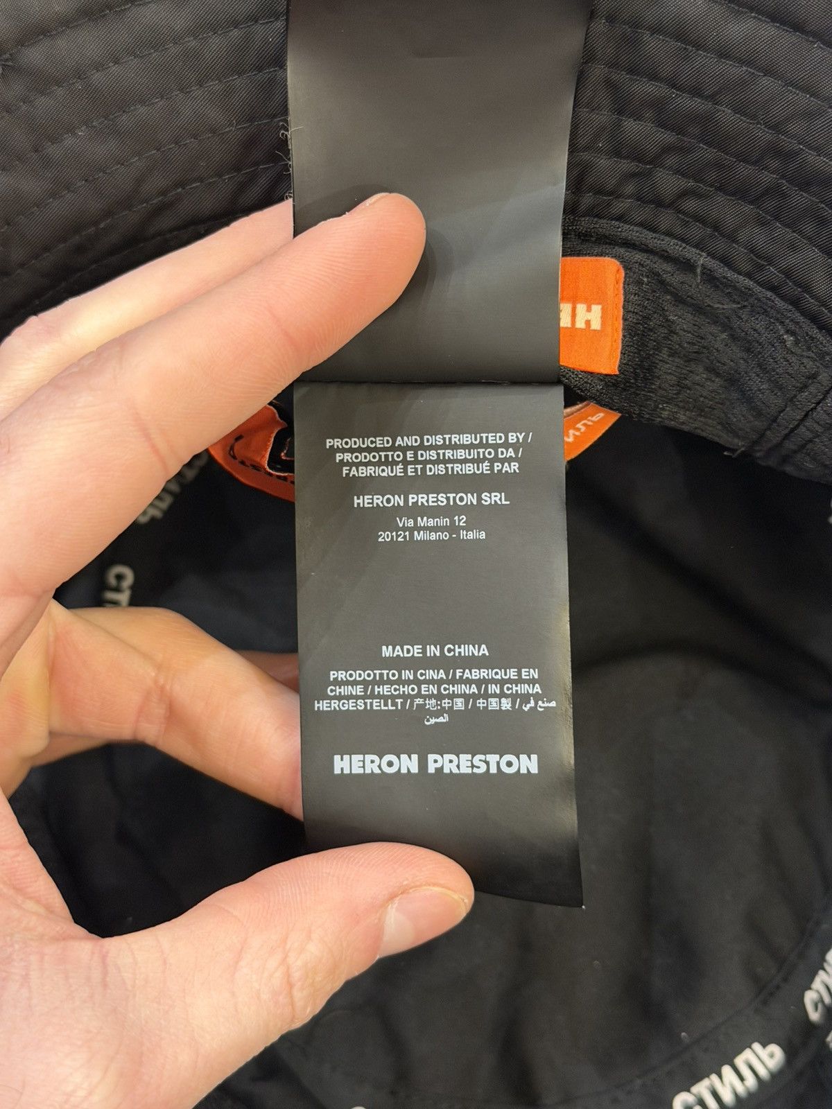 Heron Preston Heron Preston Ctnmb Bucket Hat - Black Size ONE SIZE - 9 Thumbnail