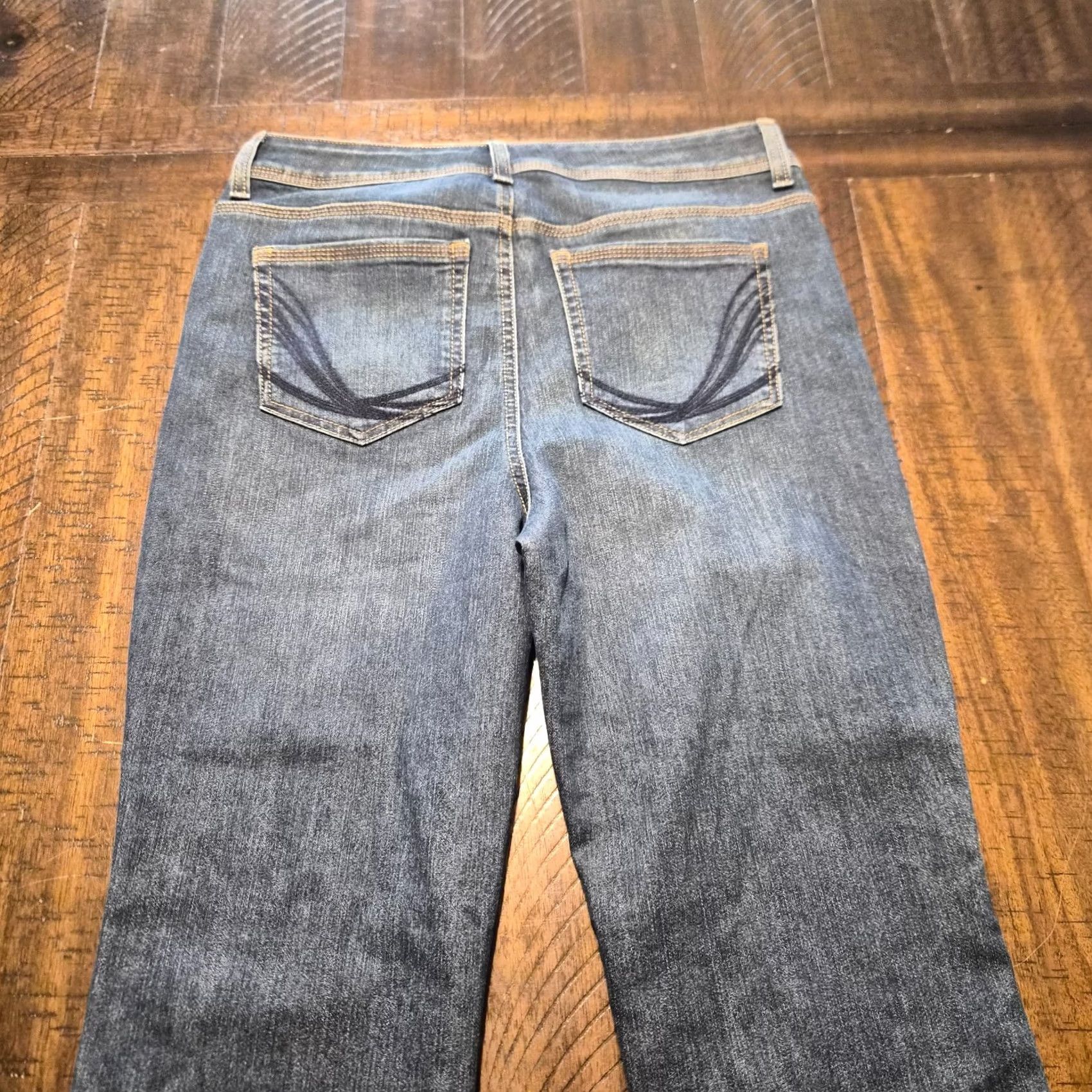 Vintage Style&co Jeans Womens Size 8 Short Blue Stretch Denim Straight Leg Size 30" / US 8 / IT 44 - 6 Thumbnail