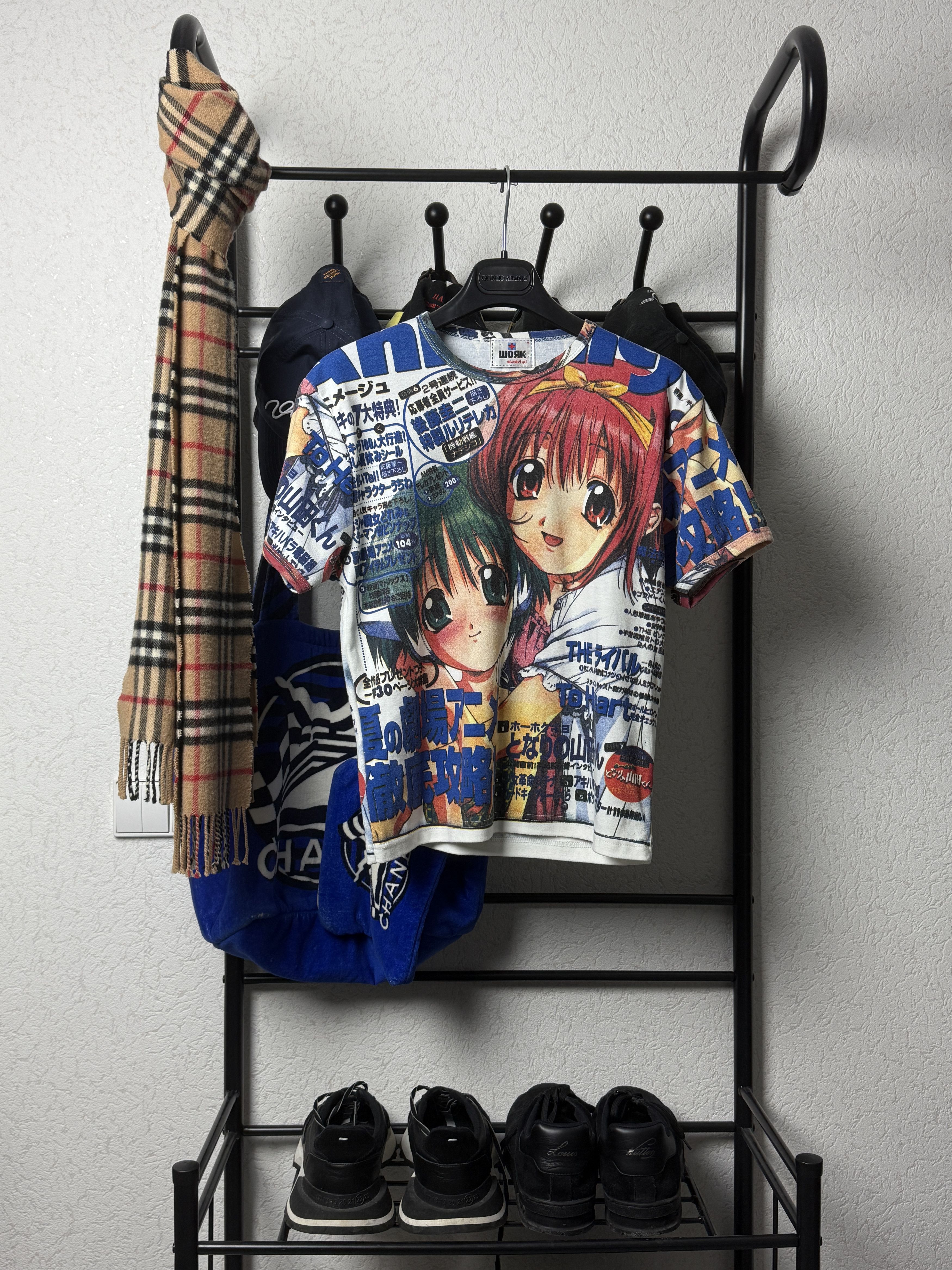 vintage WORK by Eaksak manga graphic t-shirt.