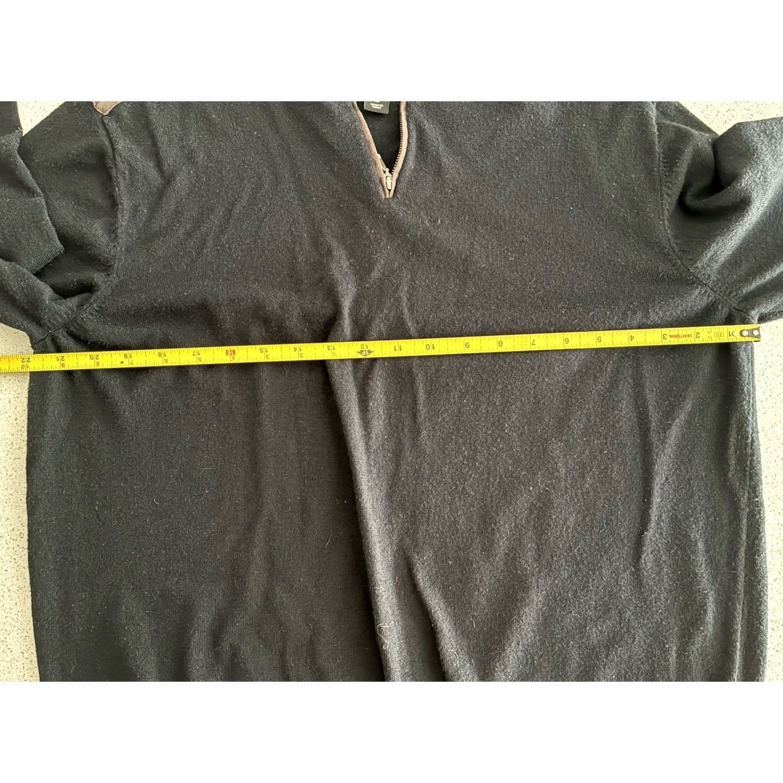 Vintage VINTAGE Men’s Harrison Davis Wool Blend Navy Sweater Pullover XL Mens Pullover Wool Black 90s Decade Size US XL / EU 56 / 4 - 7 Thumbnail
