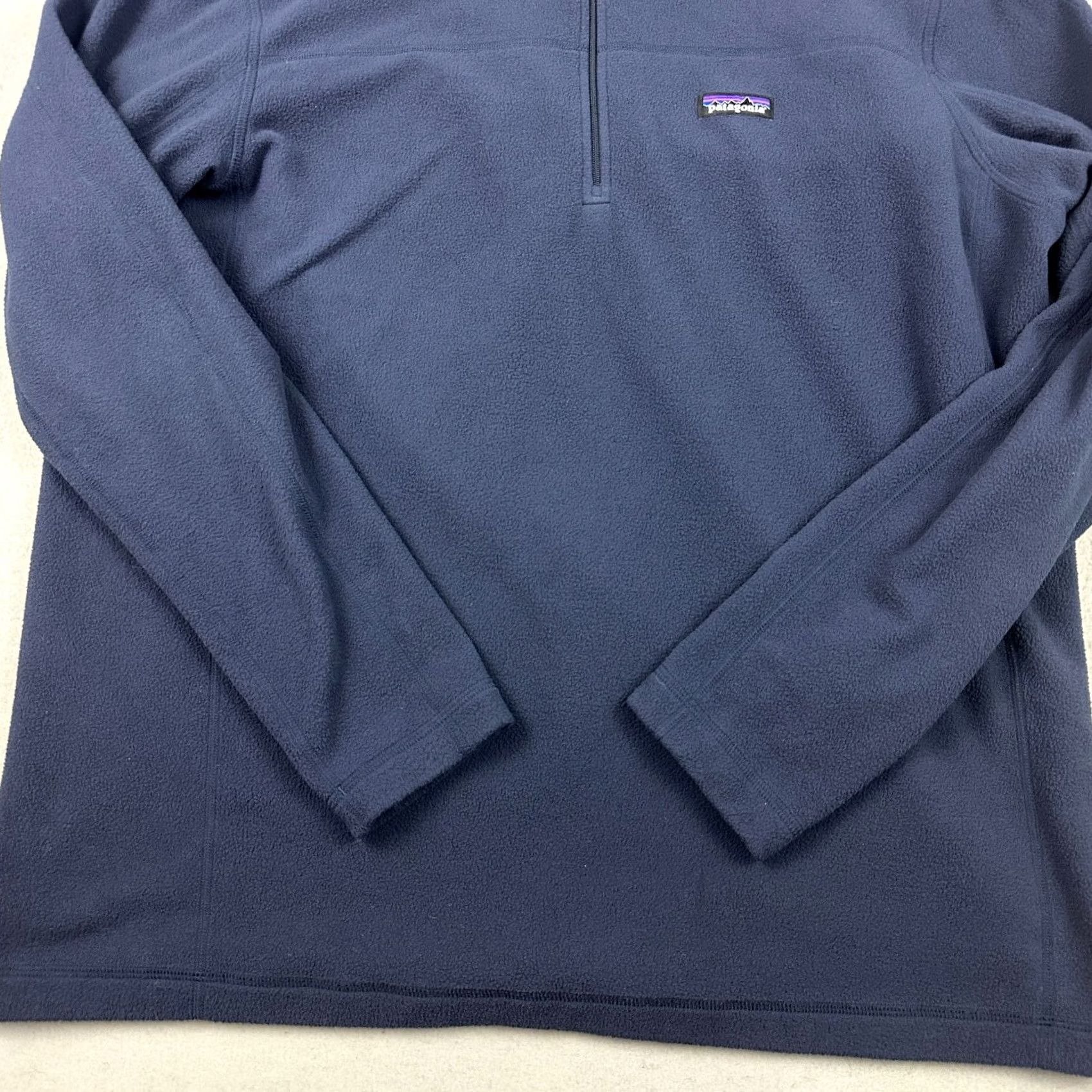 Patagonia Patagonia Jacket Men 2XL Blue Solid Fleece 1/4 Zip Pullover Hiking Outdoor XXL Jacket Size US XXL / EU 58 / 5 - 3 Thumbnail