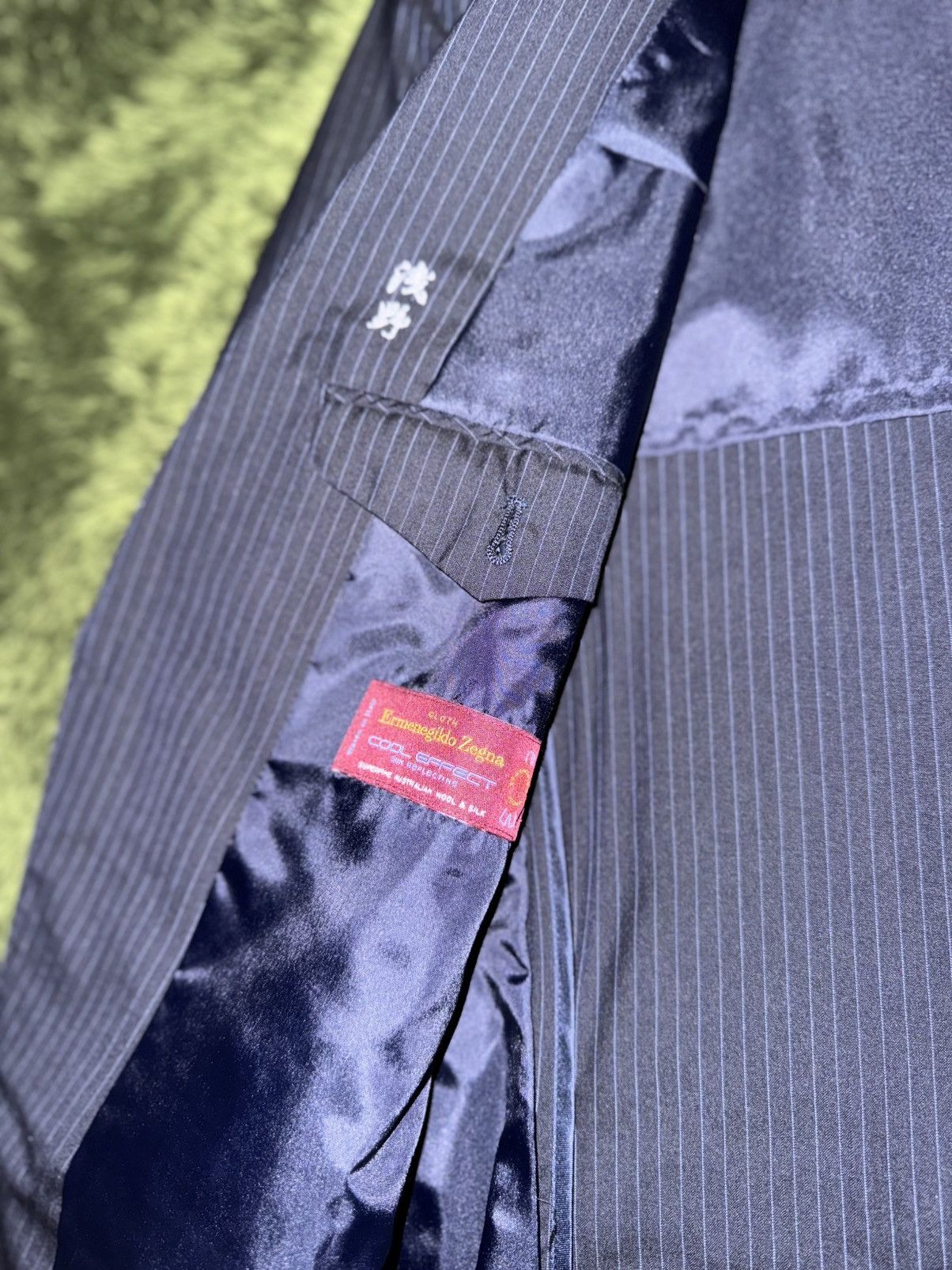 Ermenegildo Zegna Ermenegildo Zegna Japanese Tailor-Made Stripe Blazer Size 42R - 5 Thumbnail