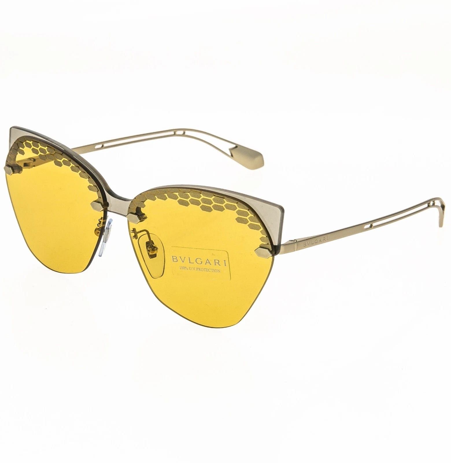Bvlgari BVLGARI BV6107 6107 SERPENTI Scalesbeat Gold Sunglasses Size ONE SIZE - 3 Thumbnail