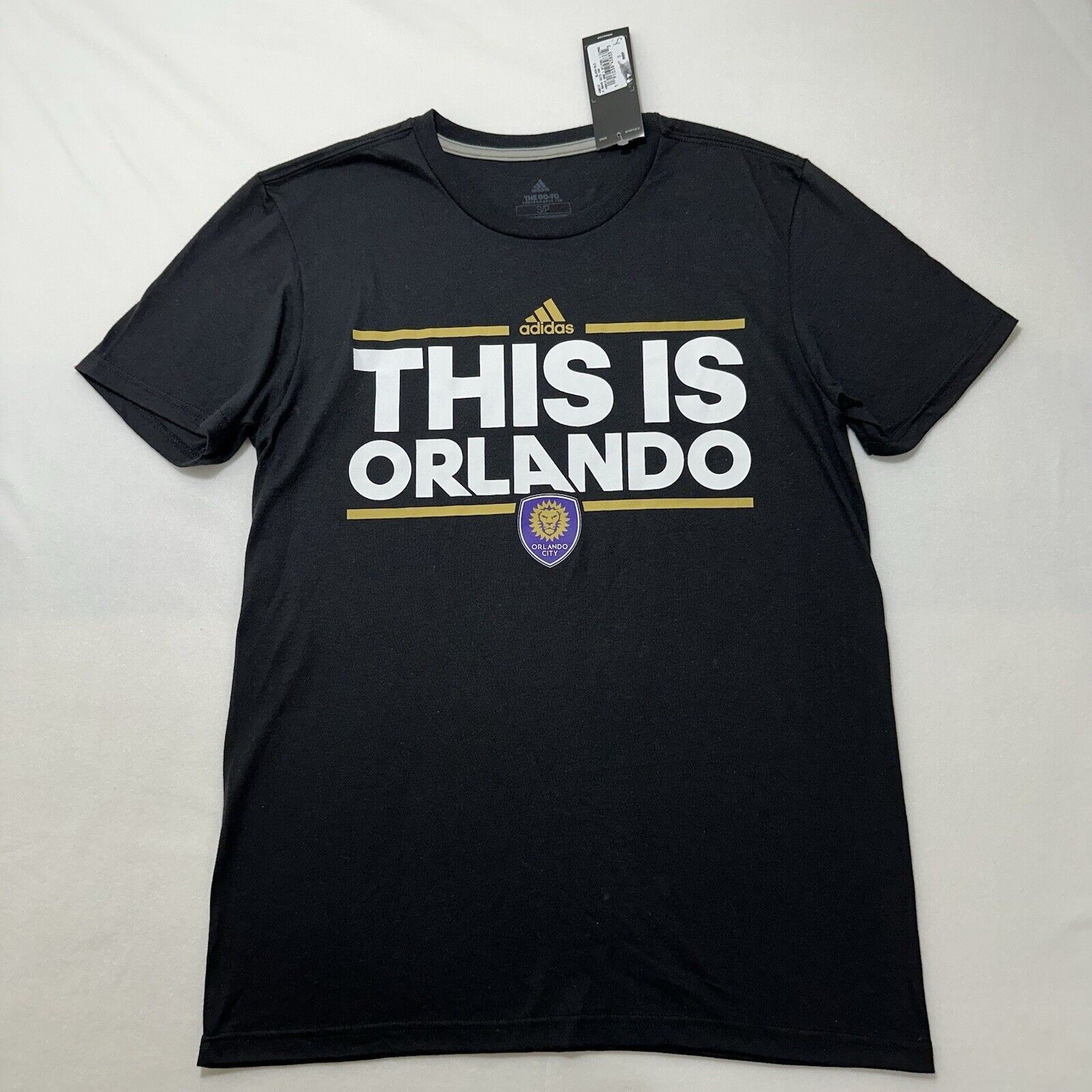 Adidas Adidas MLS Orlando City SC Mens Small Black T Shirt Size US S / EU 44-46 / 1 - 1 Thumbnail