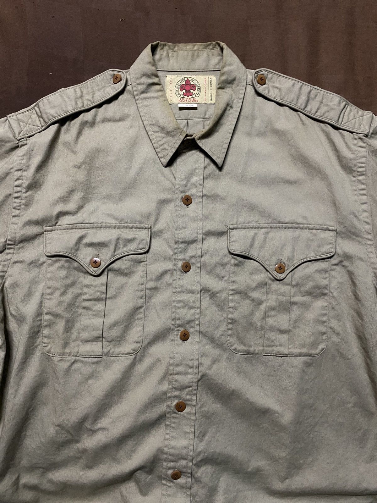 Ralph Lauren Vintage Ralph Lauren Boy Scouts of Nippon Shirts Size US L / EU 52-54 / 3 - 4 Thumbnail